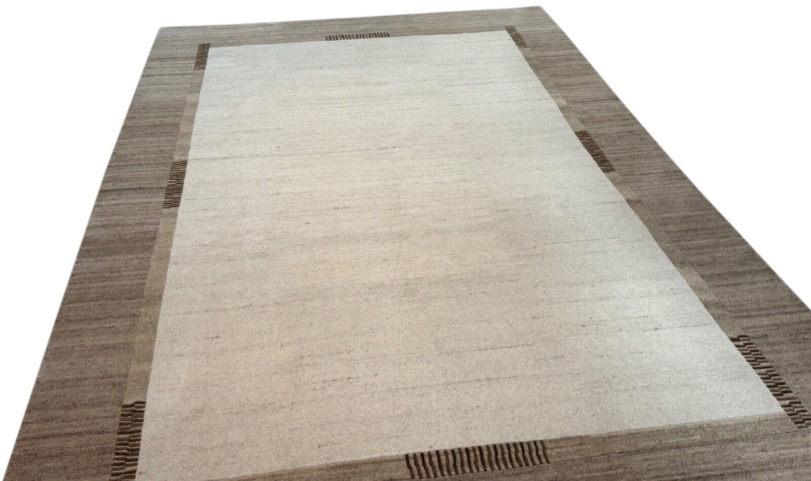 Teppich Handgeknüpft 250X350 cmBeige Braun  Wolle Orientteppich Indo Nepal 40 KG