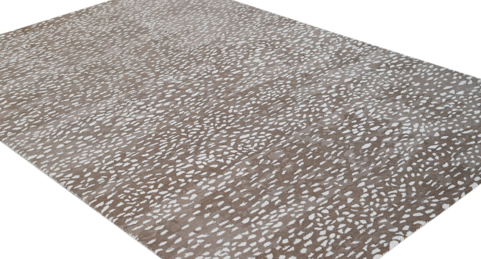 Handgetufteter Wolle teppich 150x240 Beige  Modern Wohnzimmer SH243