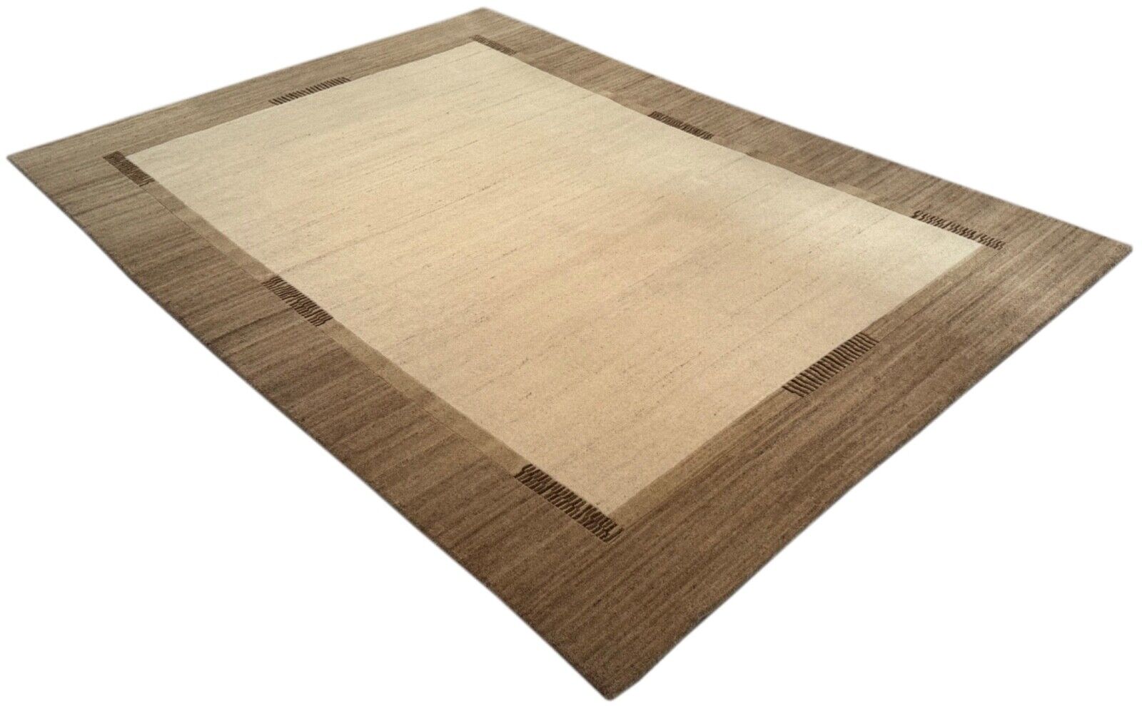 Teppich Handgeknüpft 250X350 cmBeige Braun  Wolle Orientteppich Indo Nepal 40 KG