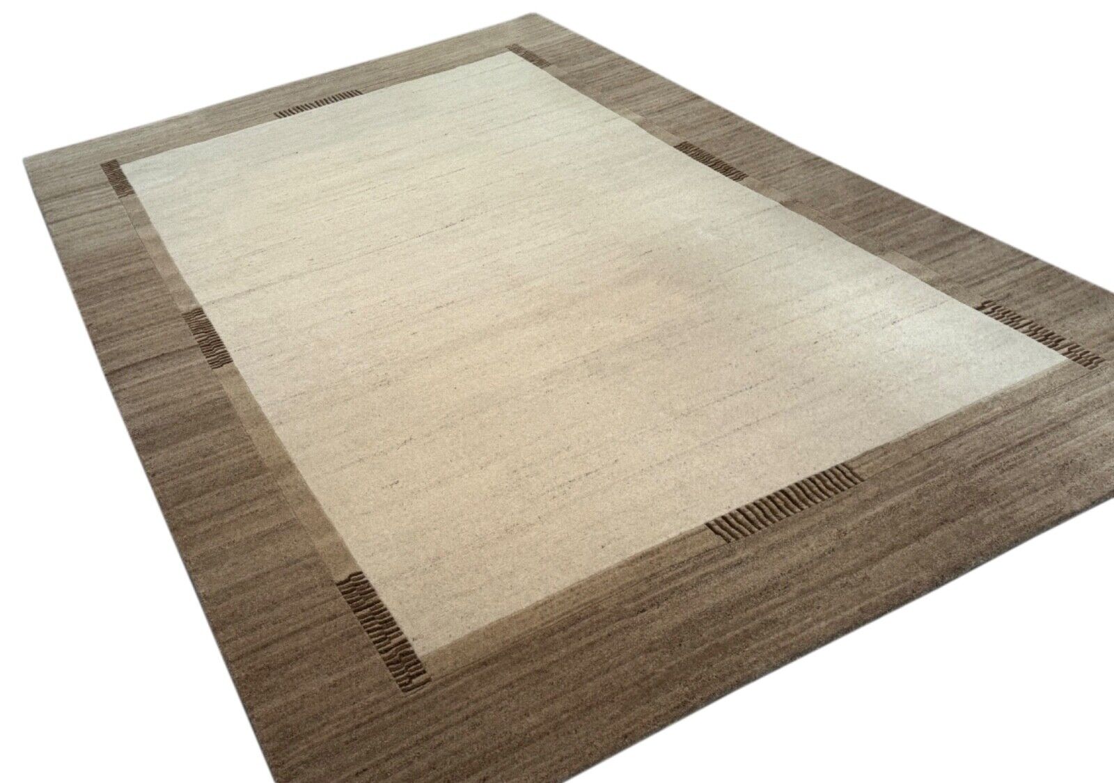 Teppich Handgeknüpft 250X350 cmBeige Braun  Wolle Orientteppich Indo Nepal 40 KG