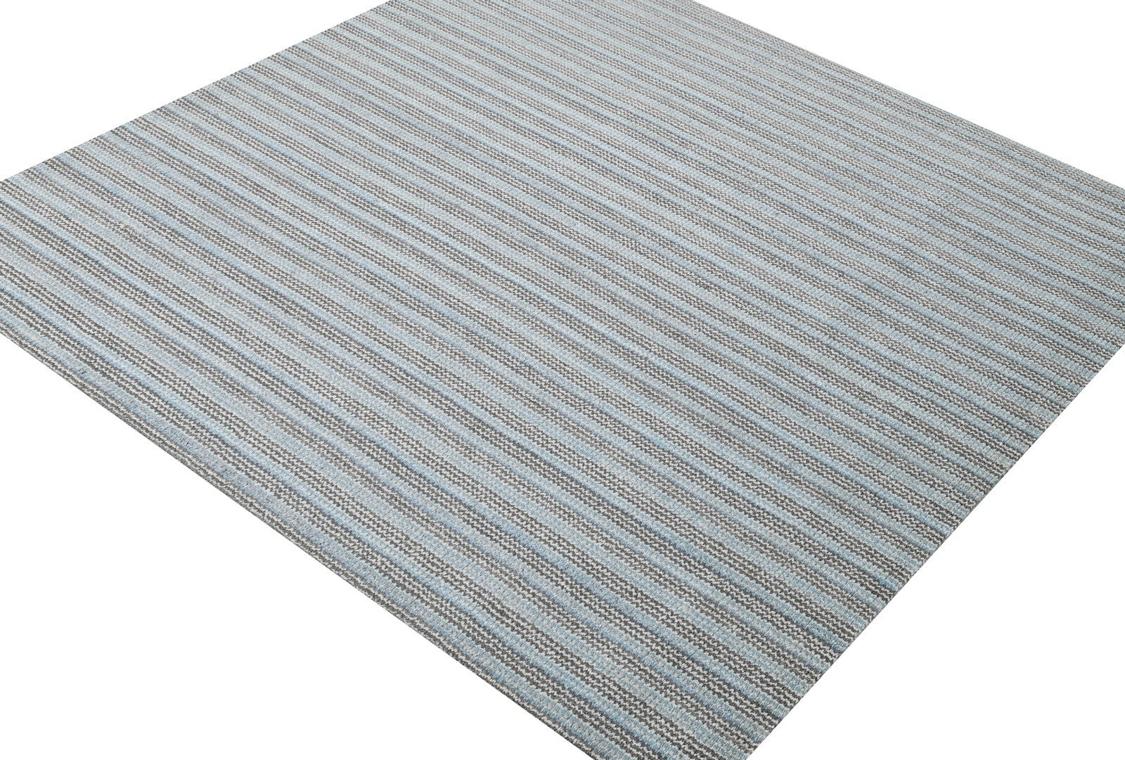 Handgewebter Teppich 160x230 Silber / BeigeGlanzoptik Wolle Wohnzimmer SH125