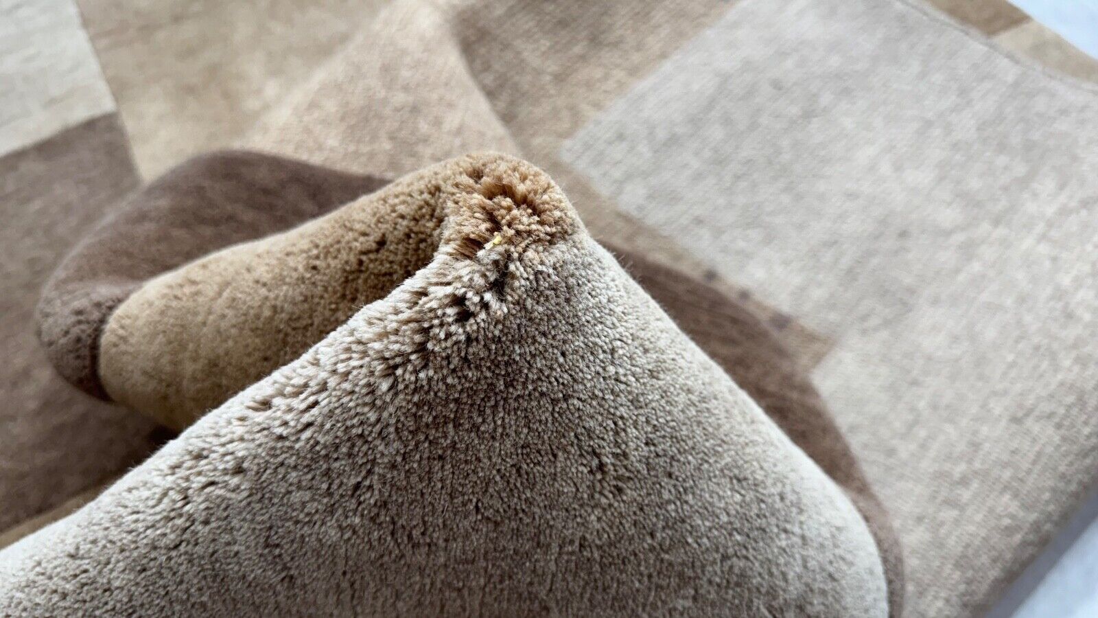 Nepal Handgeknüpft Naturfarben Teppich Braun Beige 170X240 cm 100% Wolle st11