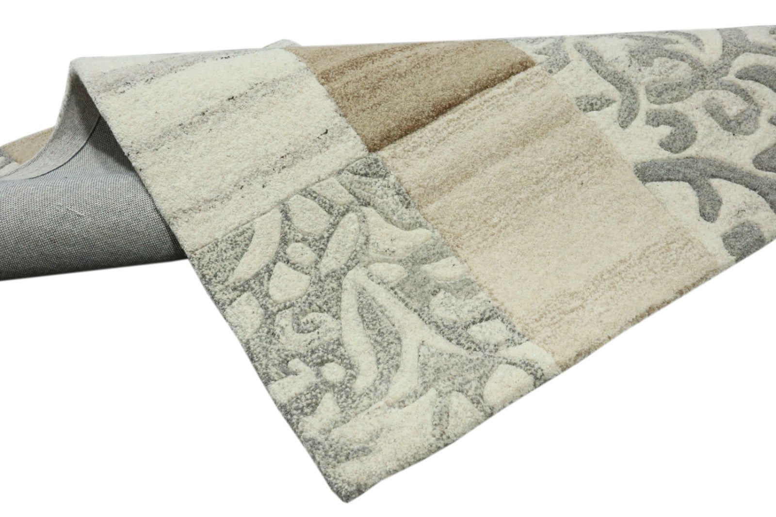 Kilimas 100 % natūrali vilna, nedažyta, rankų darbo, Nepalo rytietiškas kilimas, 90x160, HT330