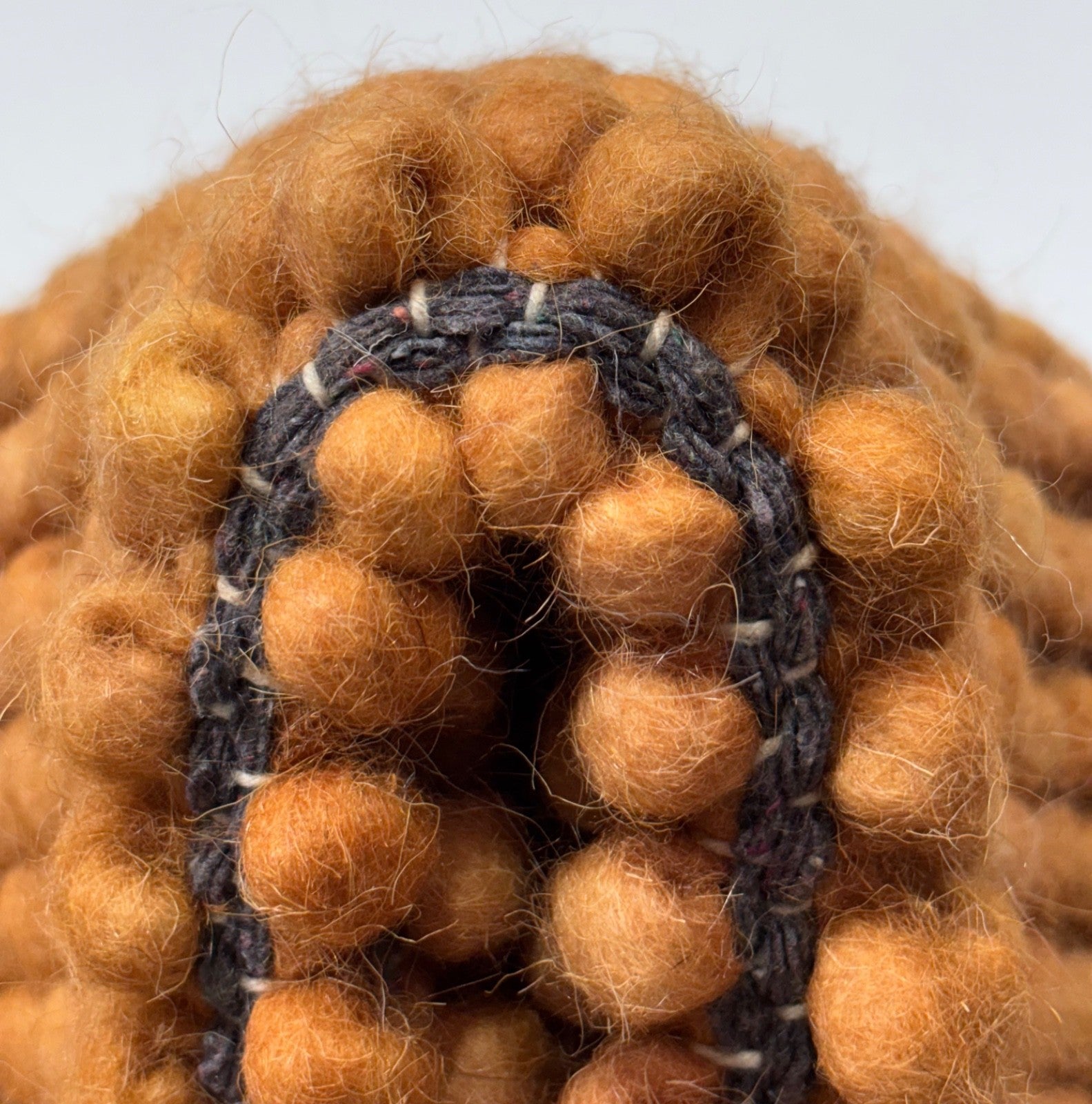 Handgefertigter Kilim Dhurry Flachgewebe design 60x90 Goldbraun Wolleteppich R97