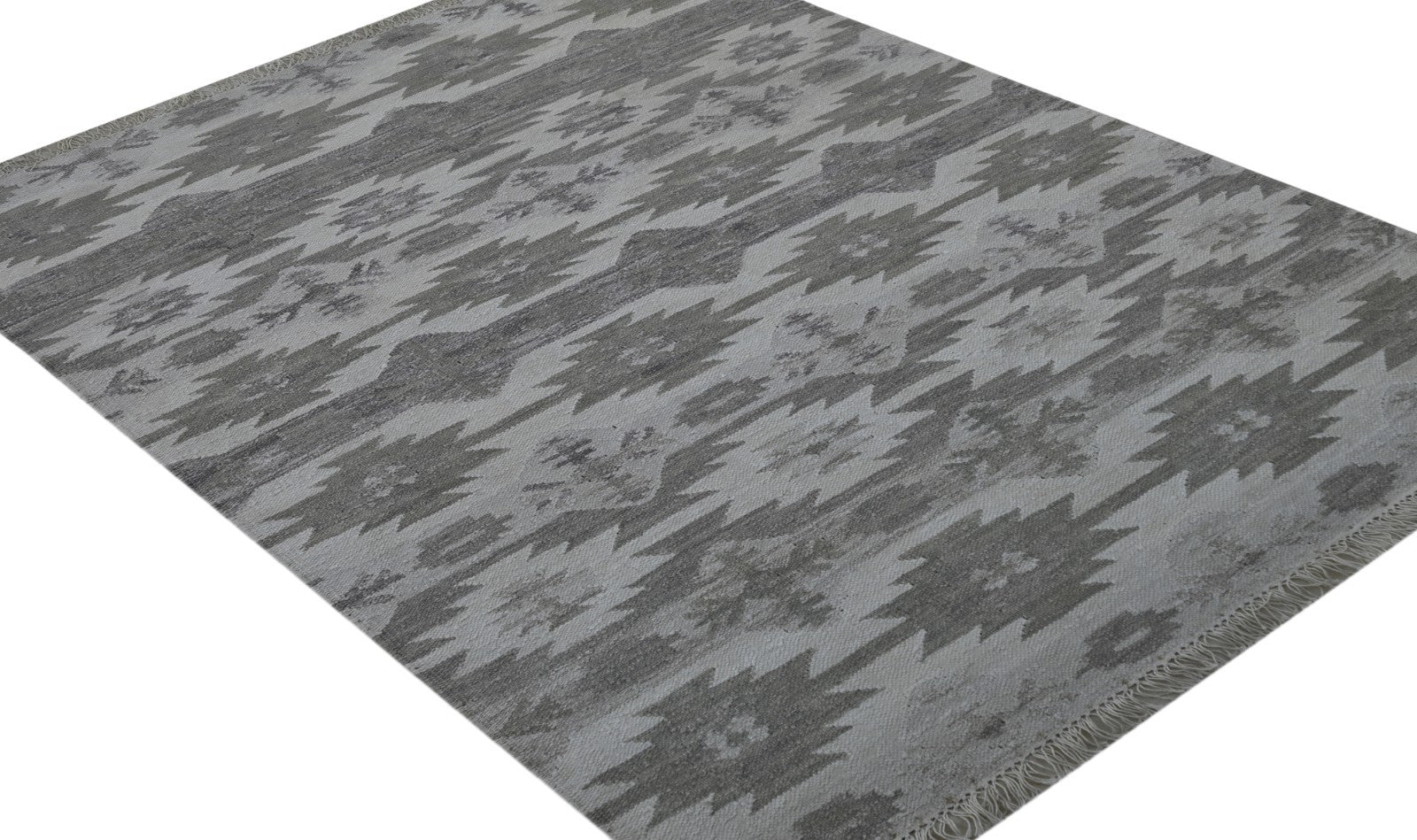 Bunter Wollteppich 120x180 cm Handgefertigt Moderní Teppich sh198