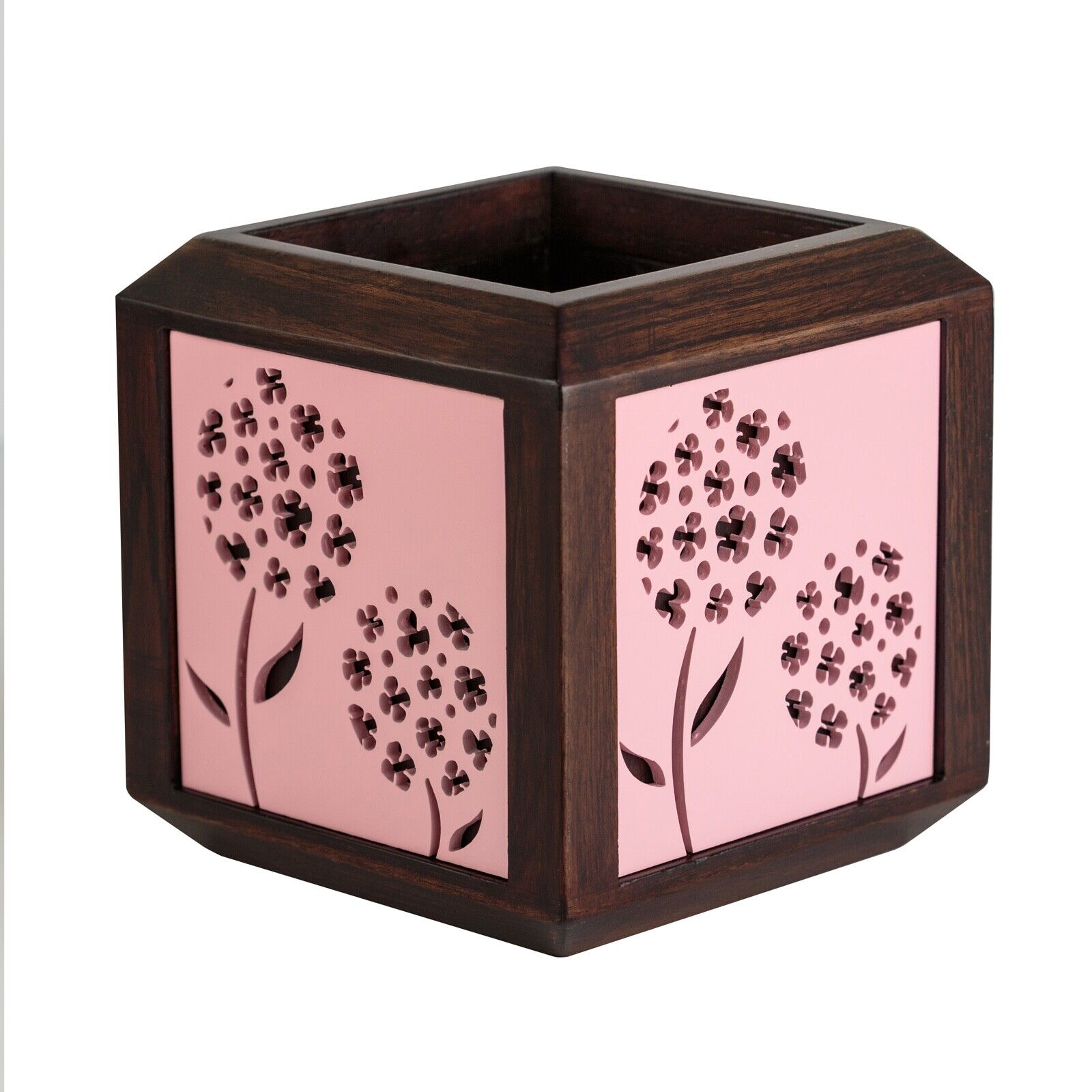 Teakholz Blumenkübel Pflanzkasten Blumentopf Holz Blumentrog Pflanztopf Übertopf