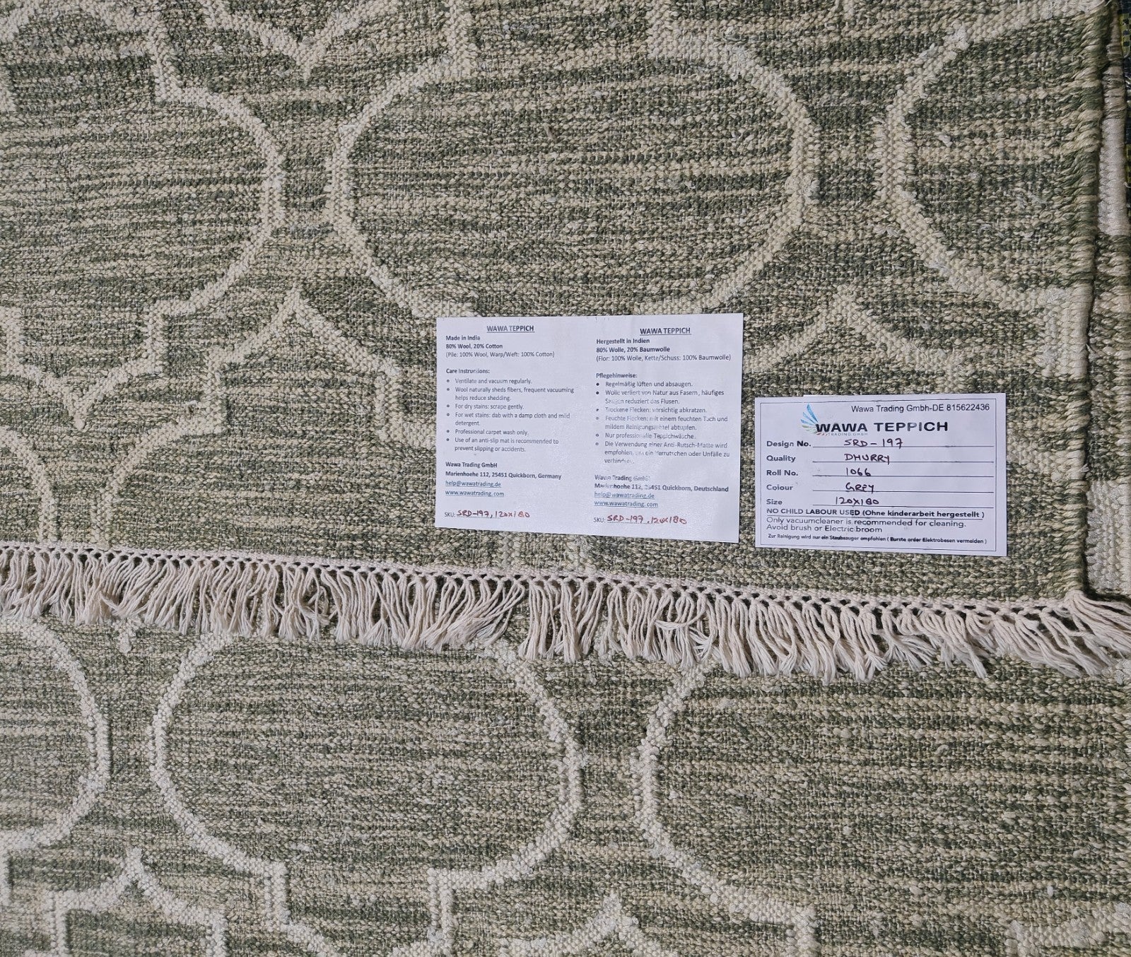 Színes gyapjúszőnyeg 120x180 cm Kézzel készített modern szőnyeg sh197