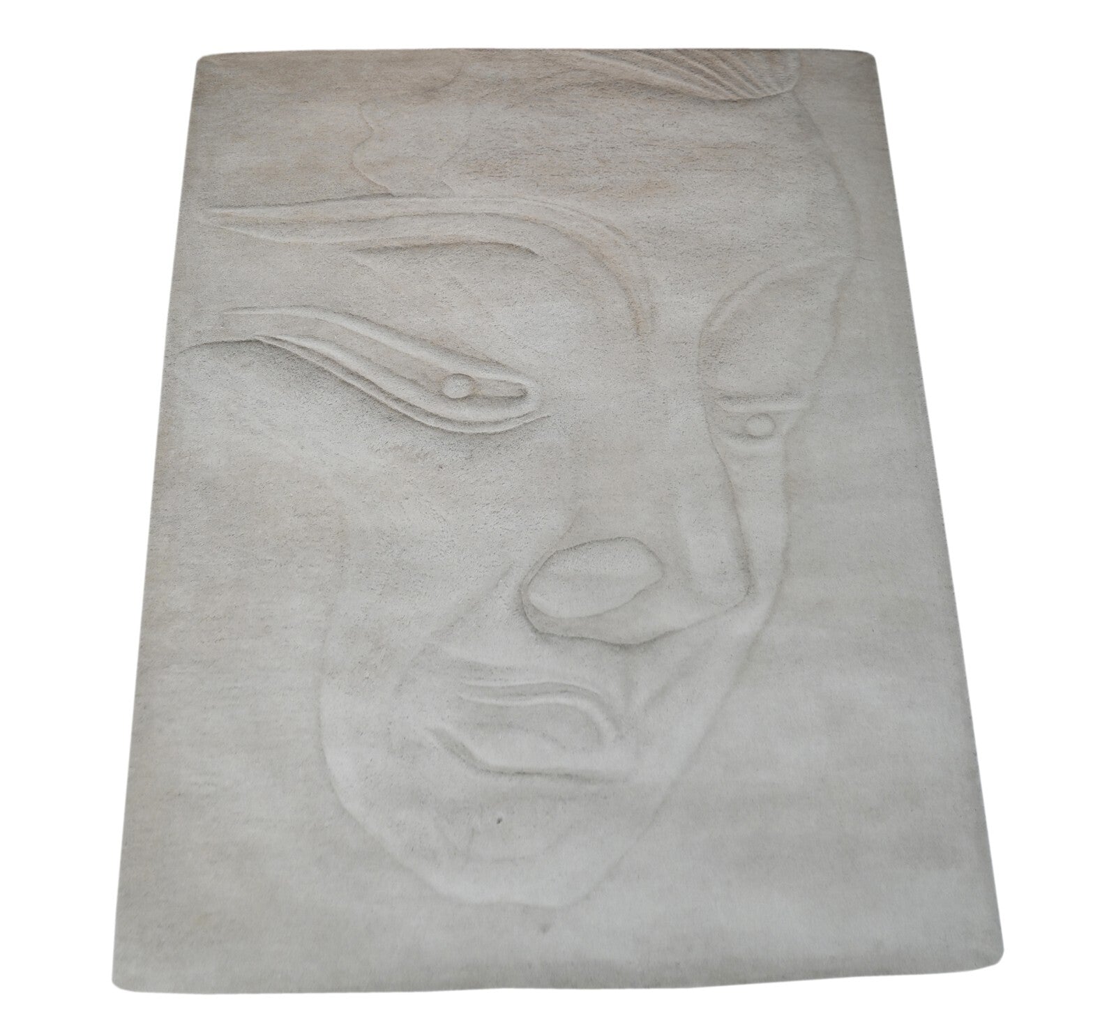 Handgetufteter Wolle teppich 150x240 Beige  Modern Wohnzimmer SH230