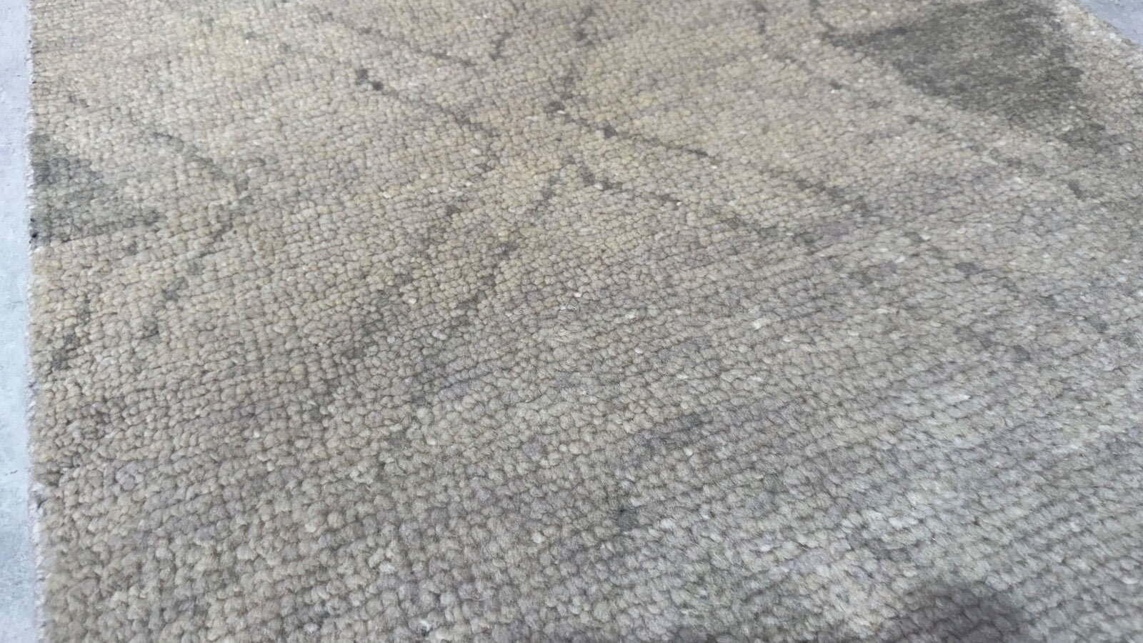 Ročno vozlana preproga 60x90 cm Moderna 100% volna Bež – DKD742