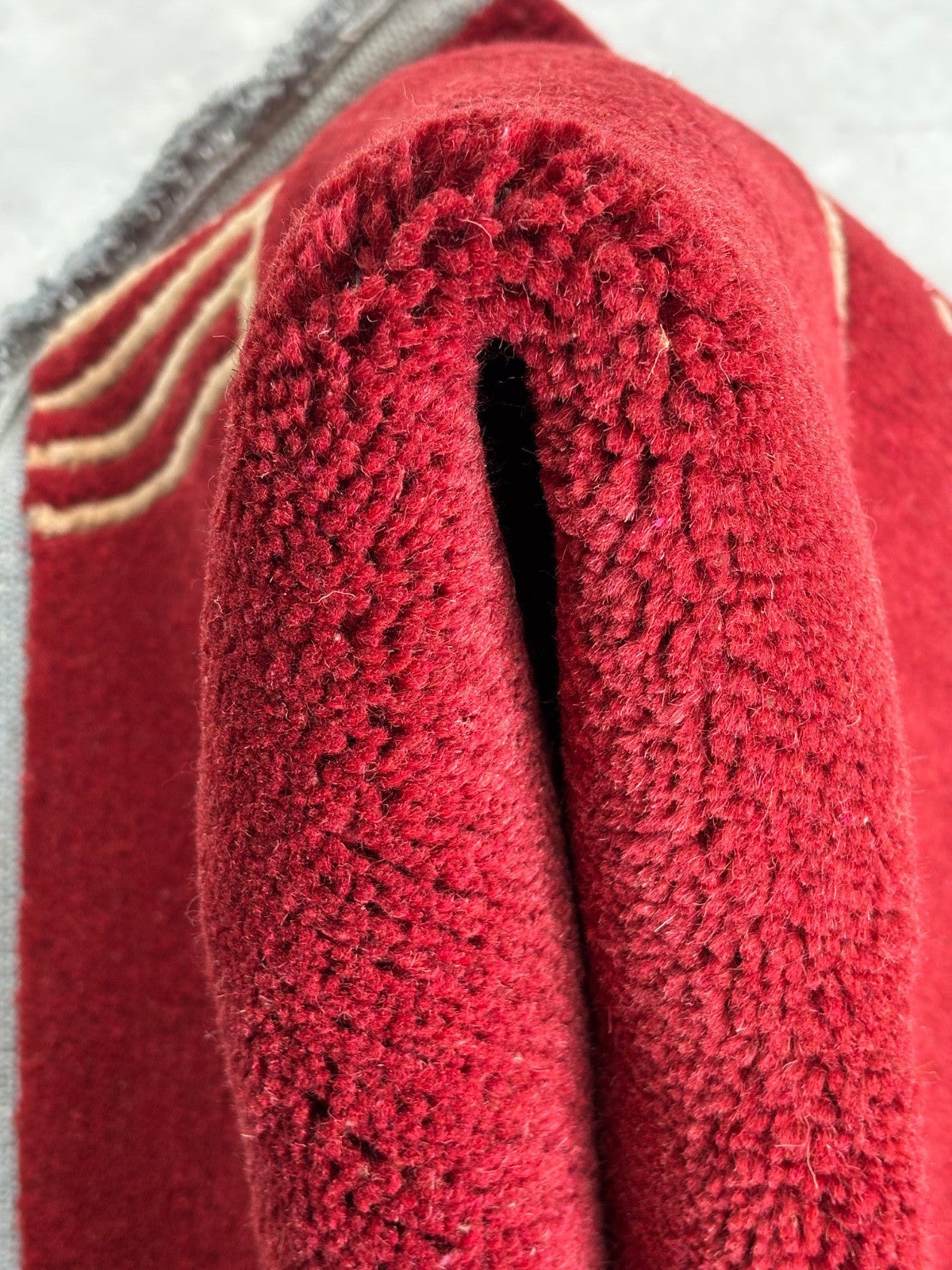 Rot Teppich Indo Nepál Handgeknüpft 100% Wolle 161x242 cm Orientteppich PR55 