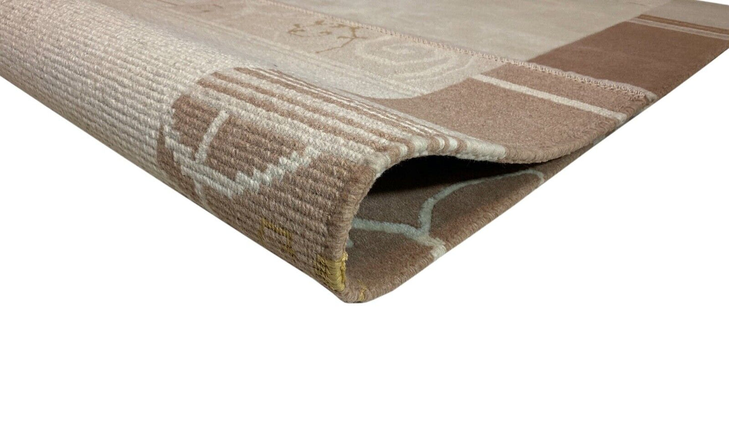 Teppich Handgeknüpft 250X350 cmBeige Braun  Wolle Orientteppich Indo Nepal