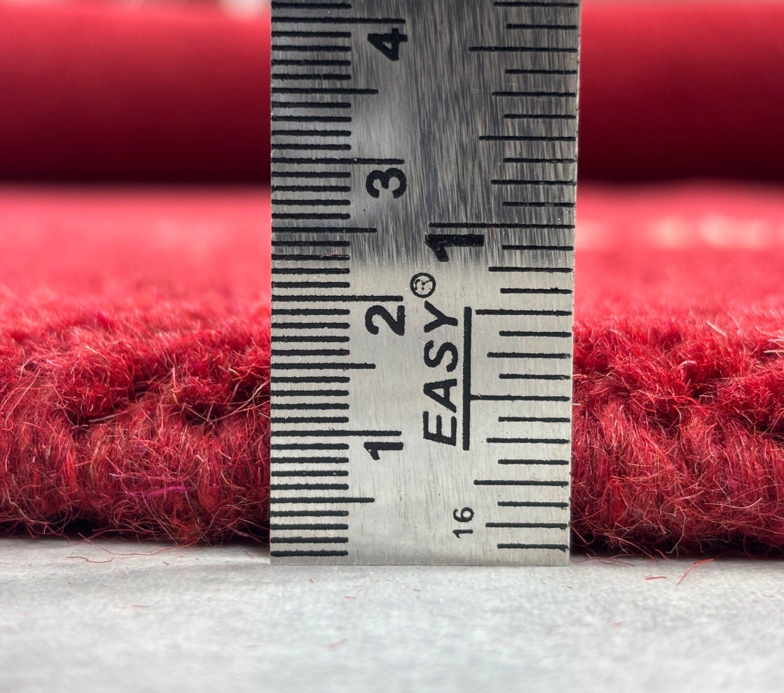 Rot Teppich Indo Nepál Handgeknüpft 100% Wolle 160X230 cm Orientteppich R19B 