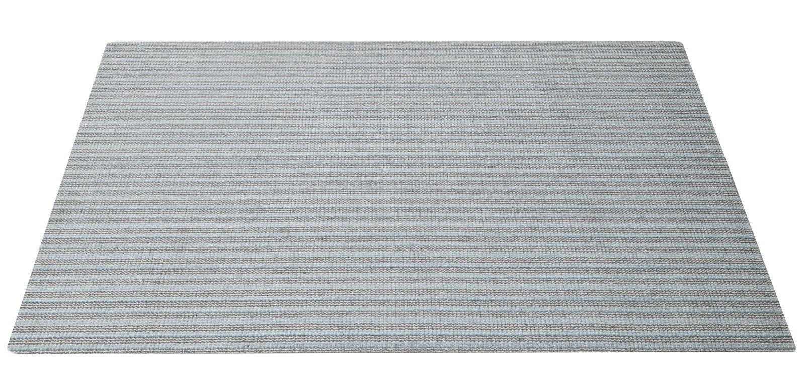 Handgewebter Teppich 160x230 Silber / BeigeGlanzoptik Wolle Wohnzimmer SH125