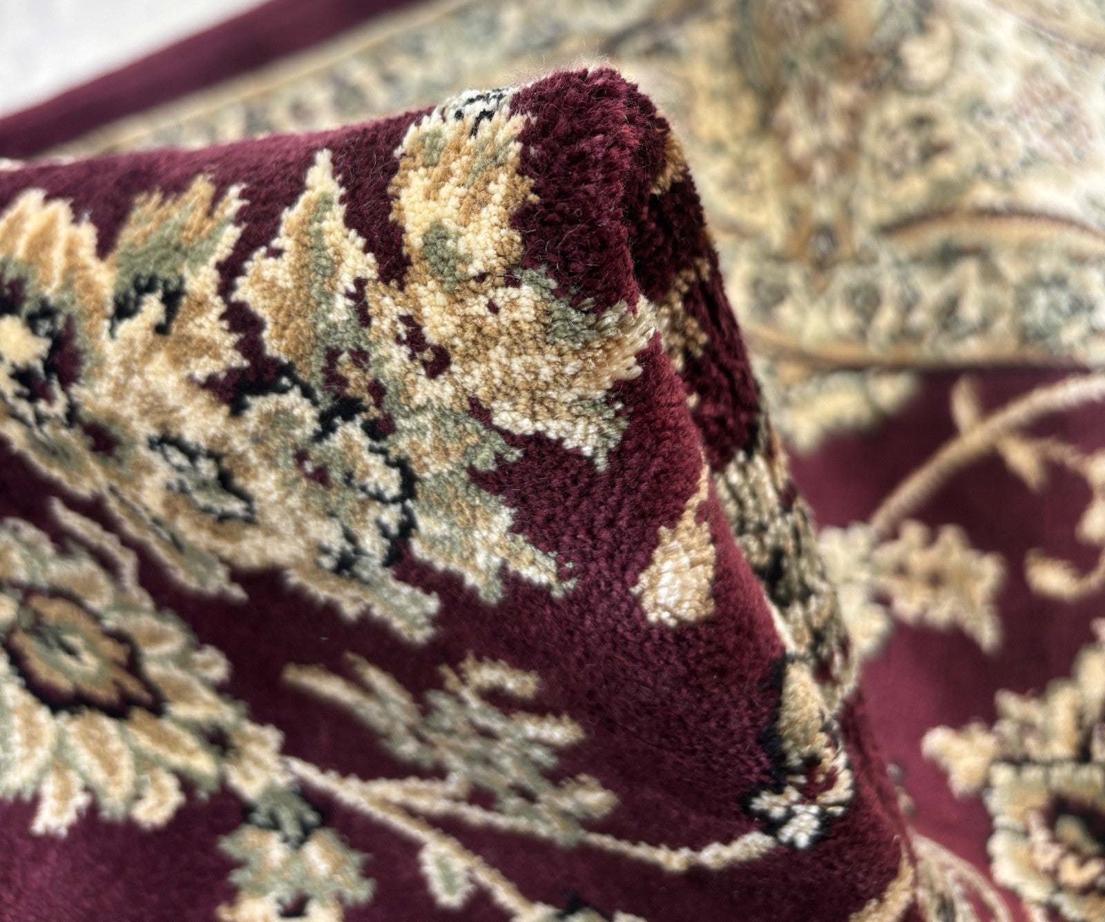 Kašmír Design Orientteppich 150x210 cm Viskose Seidenglanz Kastanienbraun M67M