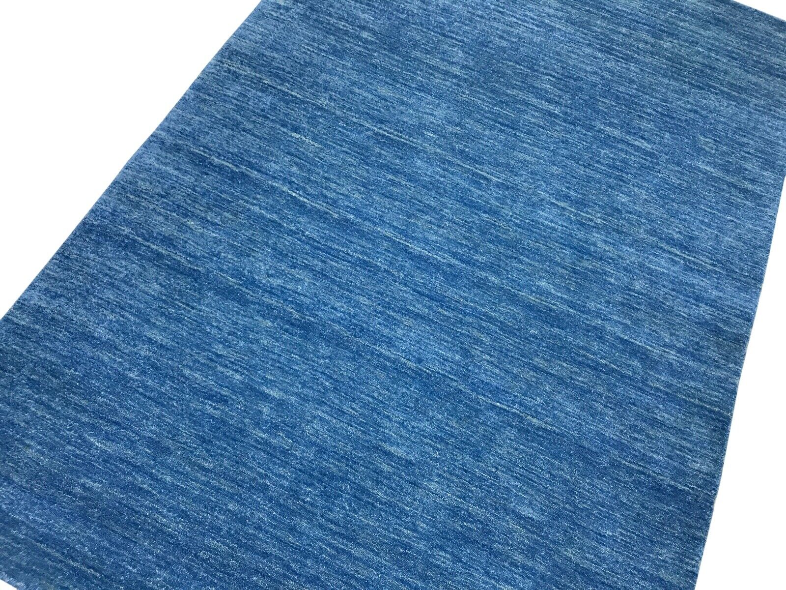 Orientteppich Gabbeh 100% Wolle Blau 7 Größen Handgefertigt Teppich G-079