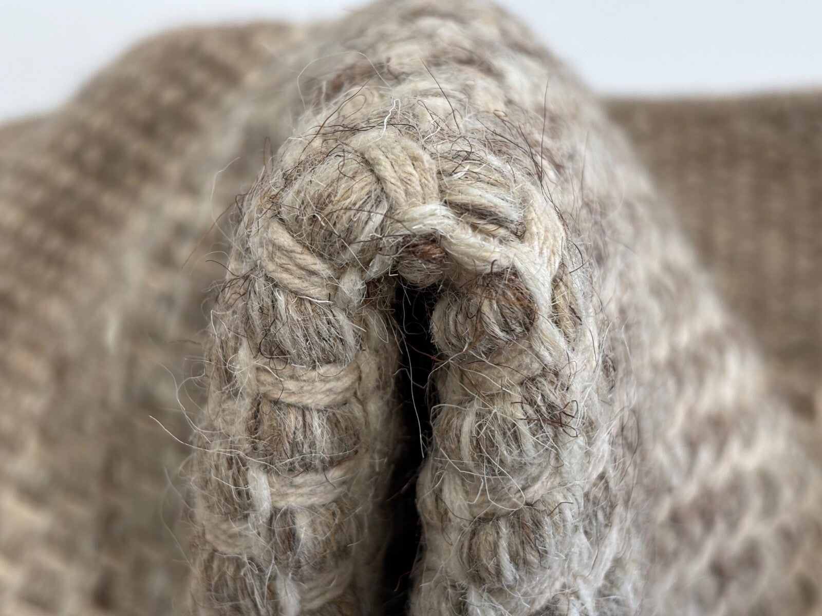 Kilim Dhurry Teppich 60x90cm Handgefertigt 100% Wolle Grau R127