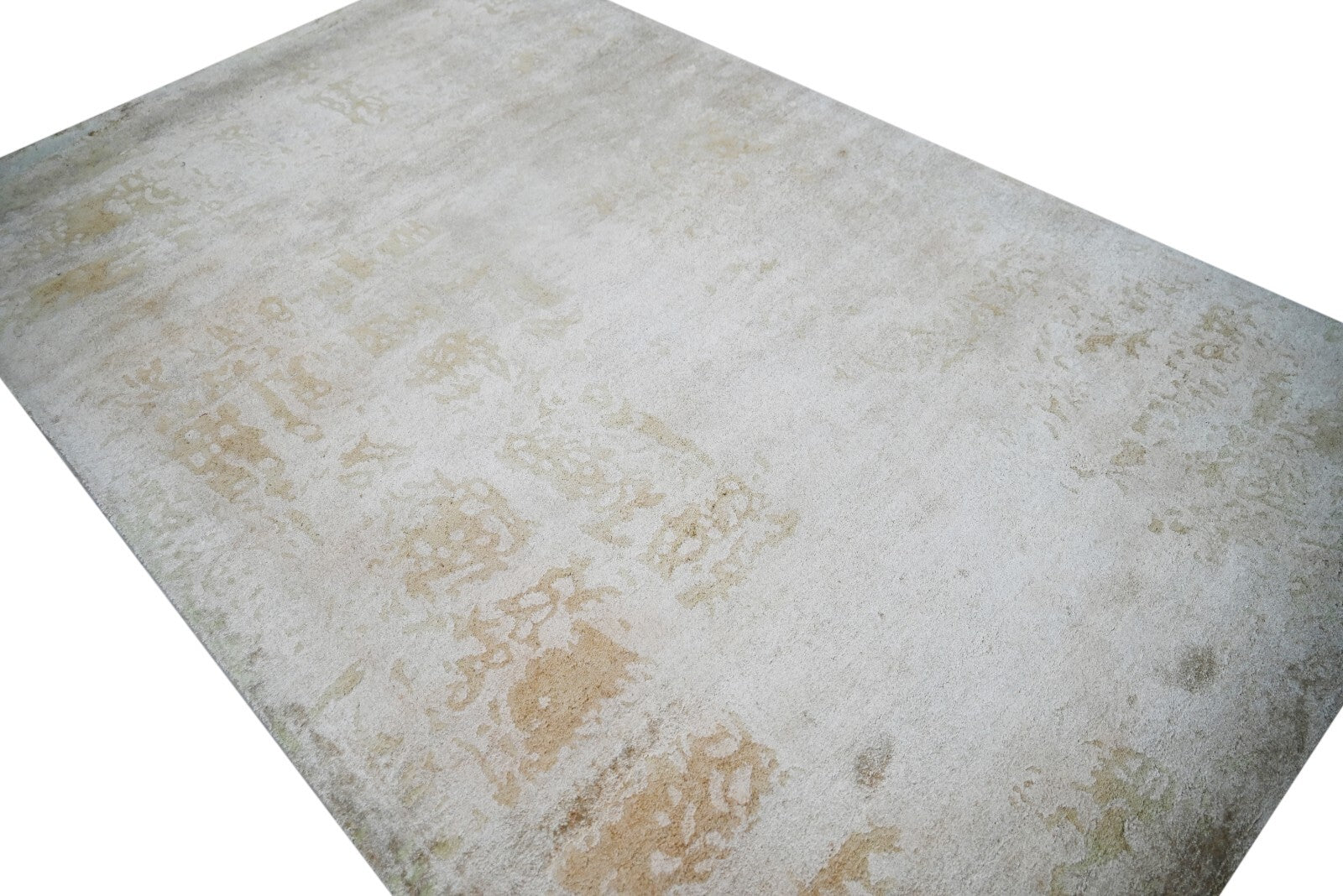 Handgetufteter Viskose teppich 150x240 dark beige  Modern Wohnzimmer SH234