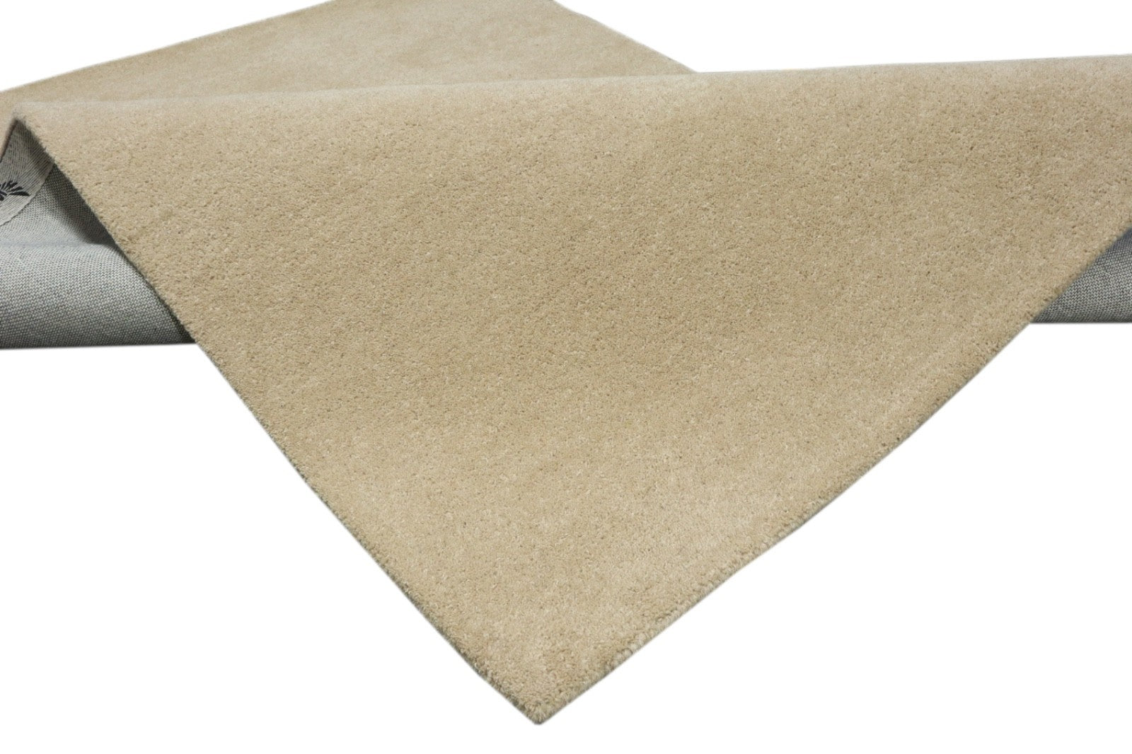 Preproga Gabbeh, 100 % volna, bež enobarvna, 120 x 180 cm, ročno izdelana, PL5