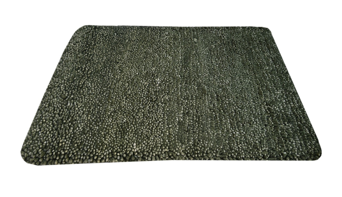 Bunter Wollteppich 120x180 cm Handgefertigt Modern Teppich sh243