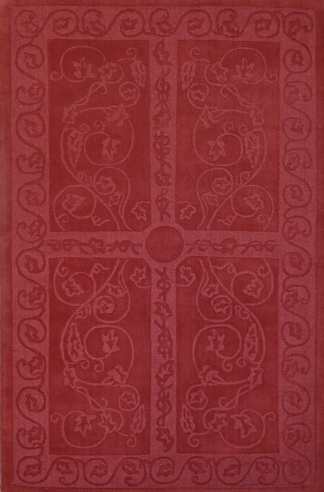 Handgetufteter Wolle teppich 150x240 Rost  Modern Wohnzimmer SH232