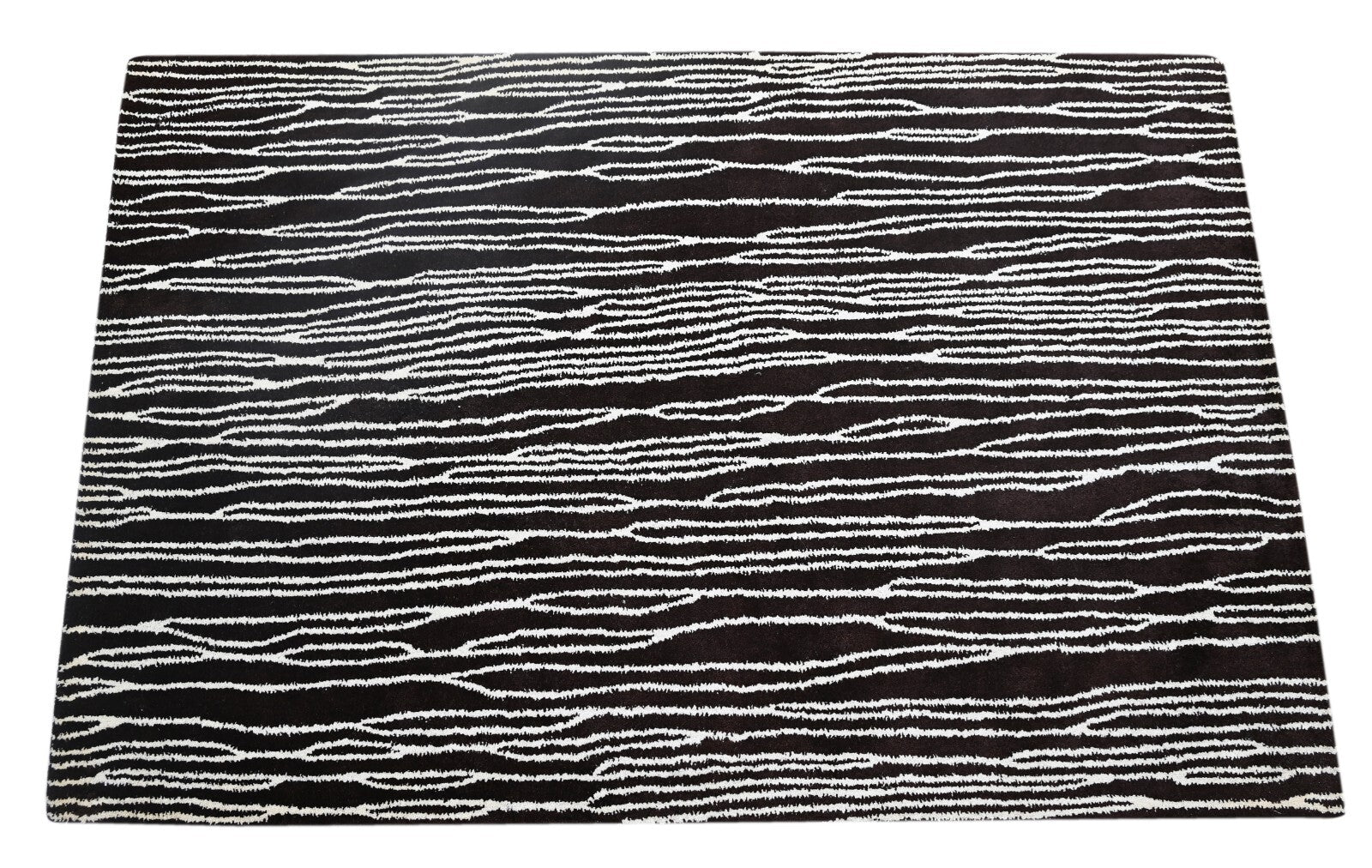 Handgetufteter Wolle Viskose teppich 150x240 braun  Modern Wohnzimmer SH214