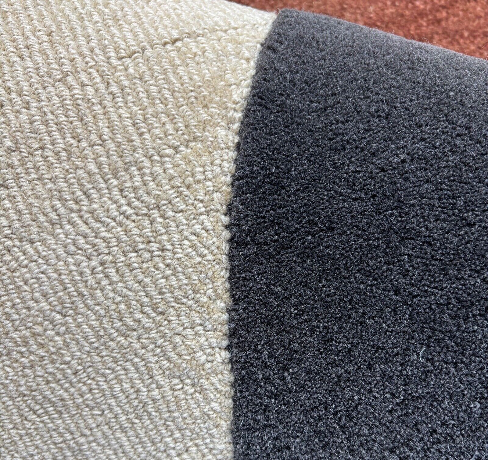 Teppich 100% Wolle Braun Beige 170X240 cm Wolle Handgetuftet HT2492