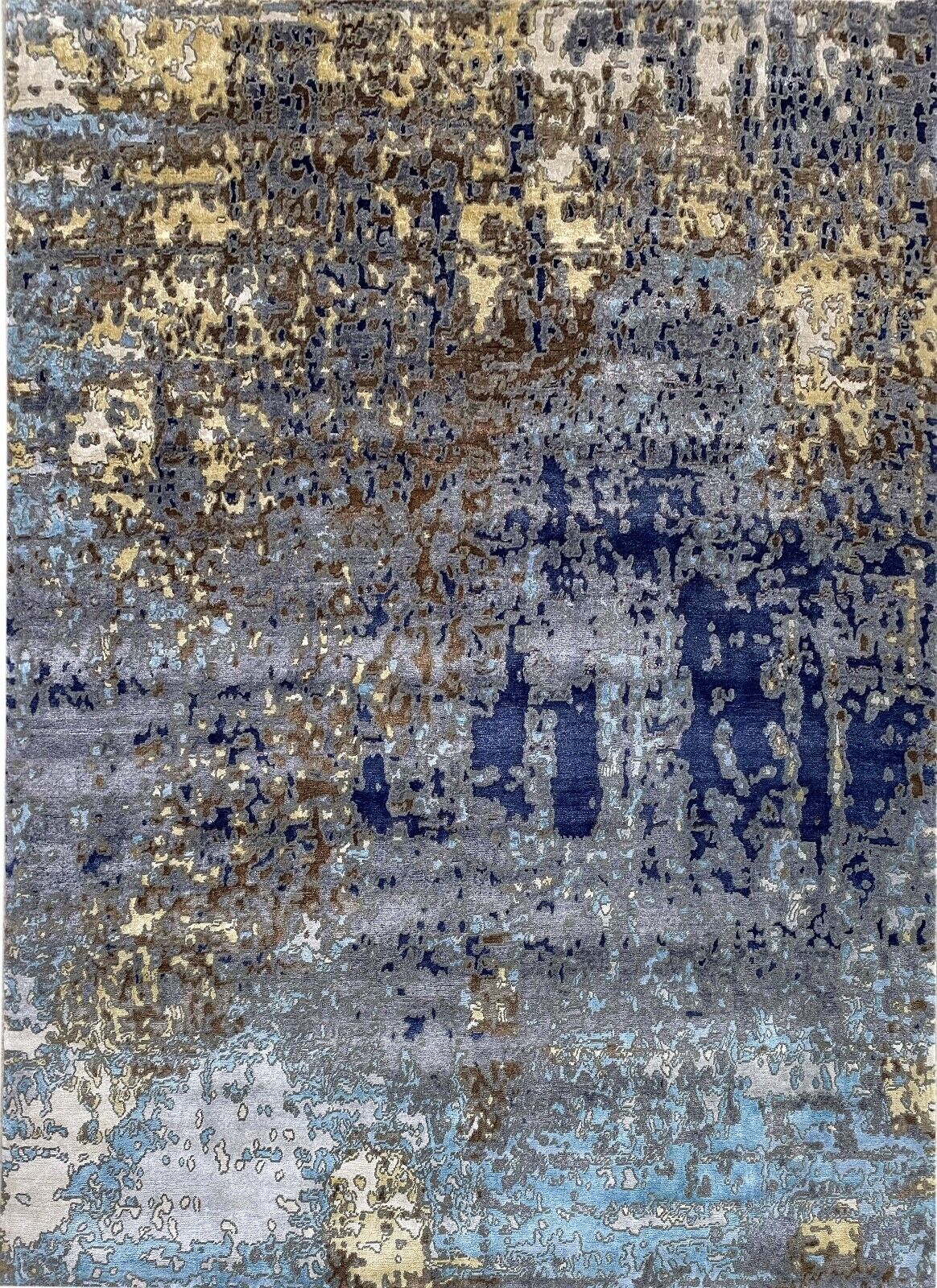 Handgeknüpft Teppich Einzigartiges Design Nepal Bambus seide Wolle 250X300 cm