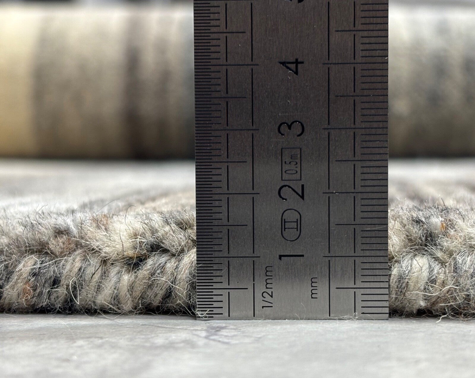 Beige Naturfarbe Gabbeh Teppich 100% Wolle Handgewebt Schurwolle 170x240 cm St39