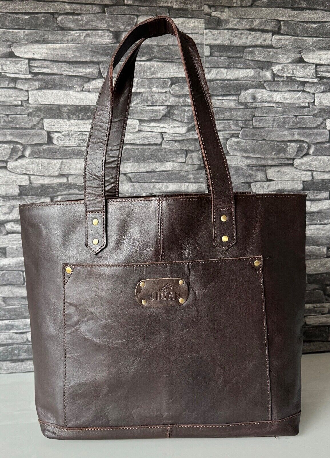 Damen Handtasche aus echtem Leder Handtasche Schultertasche Tasche