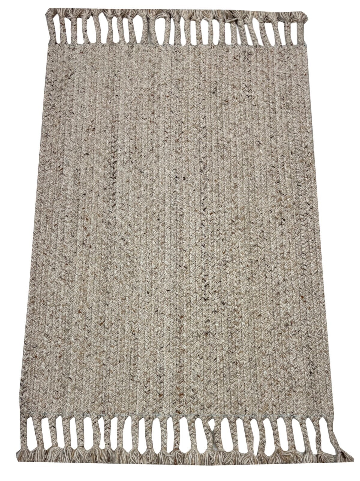 Preproga 60x90 cm, ročno tkana, s črtastim vzorcem, za zunanjo uporabo, za notranjo uporabo, iz PET preje, moderna, R87 