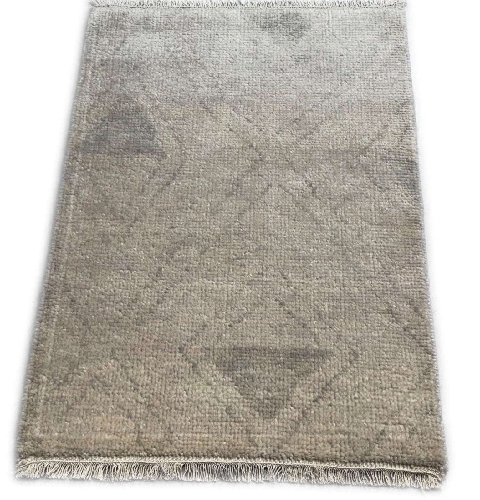 Ročno vozlana preproga 60x90 cm Moderna 100% volna Bež – DKD742