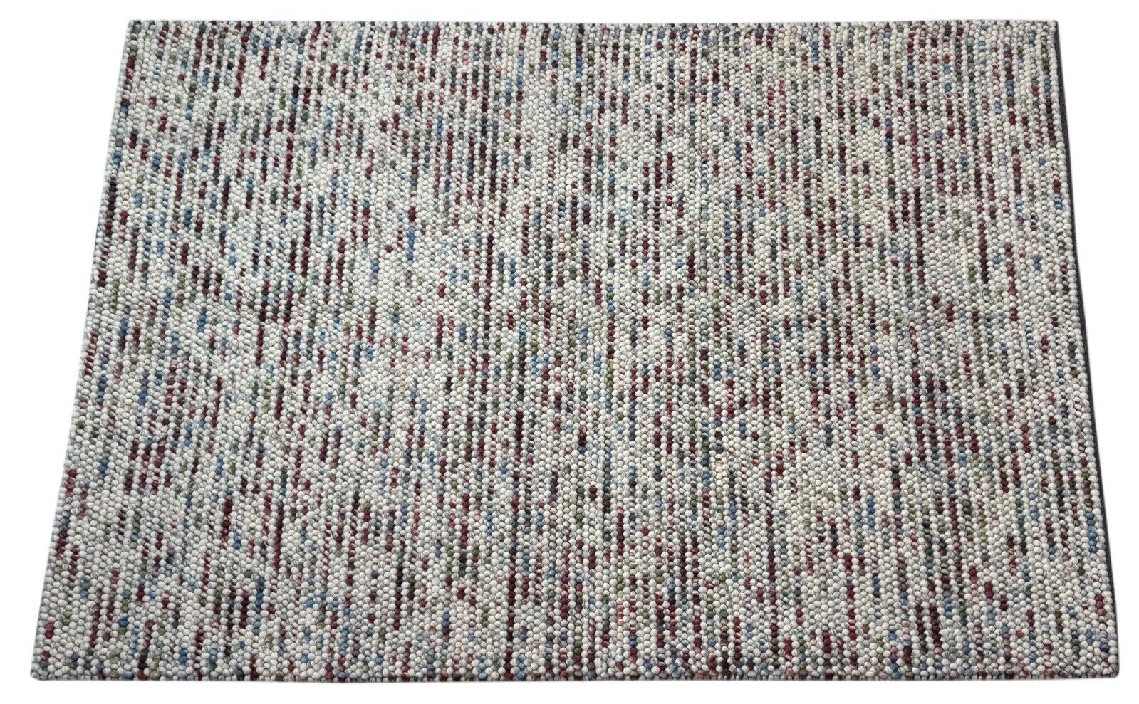 Wollteppich 170x240 cm Handgefertigt Modern Natur Teppich st18