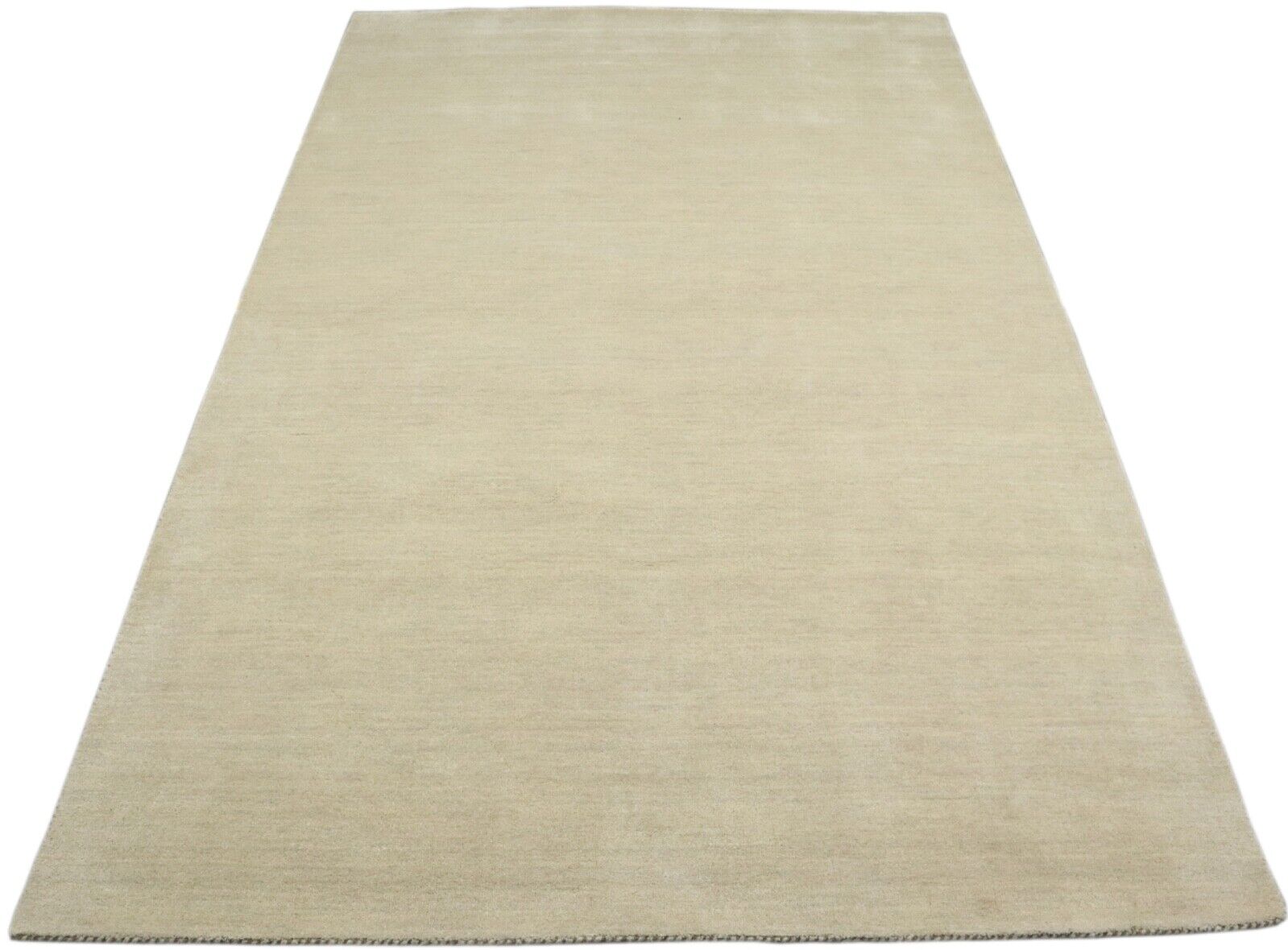Beige Teppich 100% Wolle 200x300 cm Gabbeh Loom Handgewebt T958