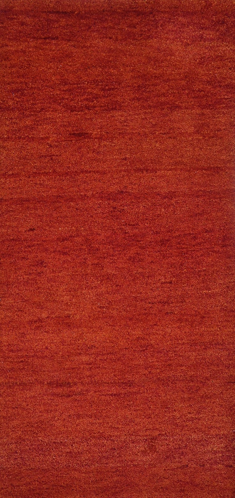 Modernes Handgeknüpfter Wolle 90x150 Vintage Rost Wohnzimmer Teppich SH247