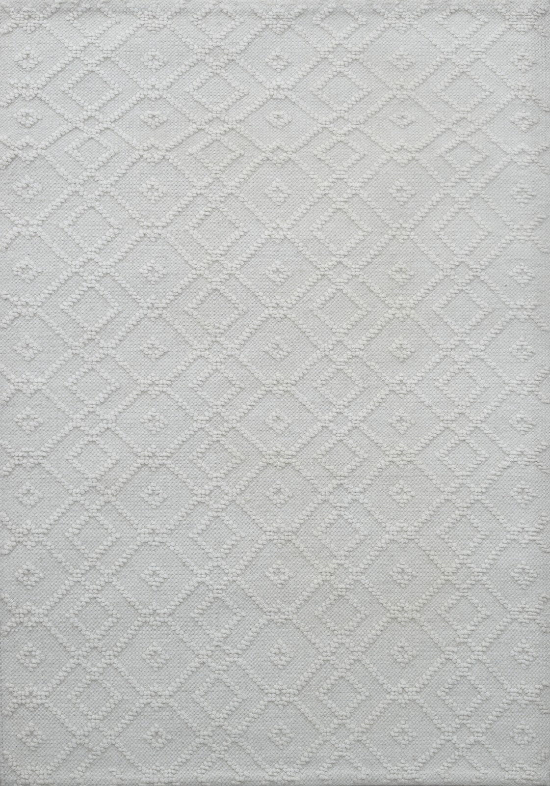 Bunter Wollteppich 120x180 cm Handgefertigt Modern Teppich sh161