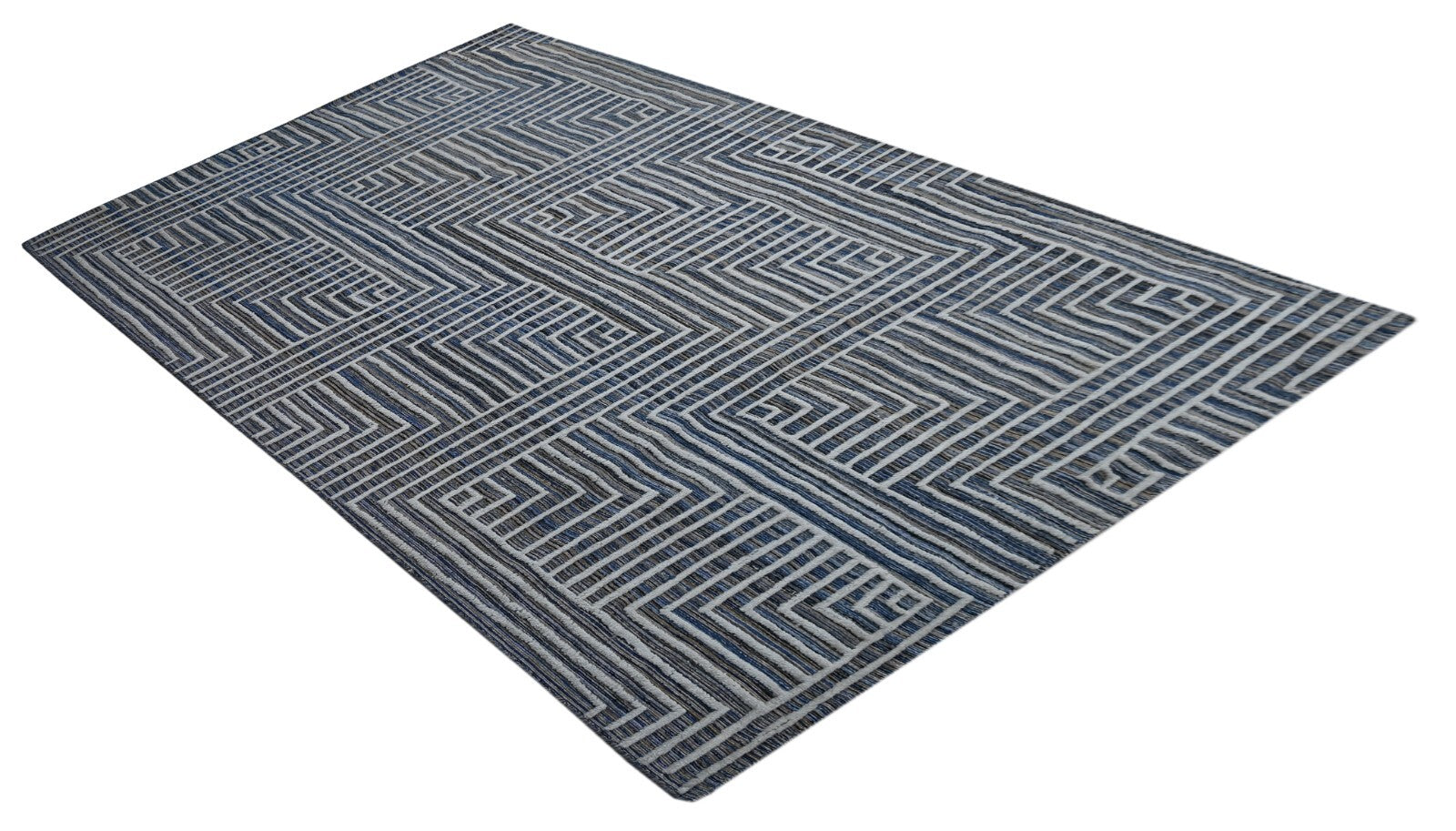 Handgeweven vloerkleed 150x240 cm, gemaakt van glanzend garen met diverse huisdierkleuren, geschikt voor de woonkamer SH724