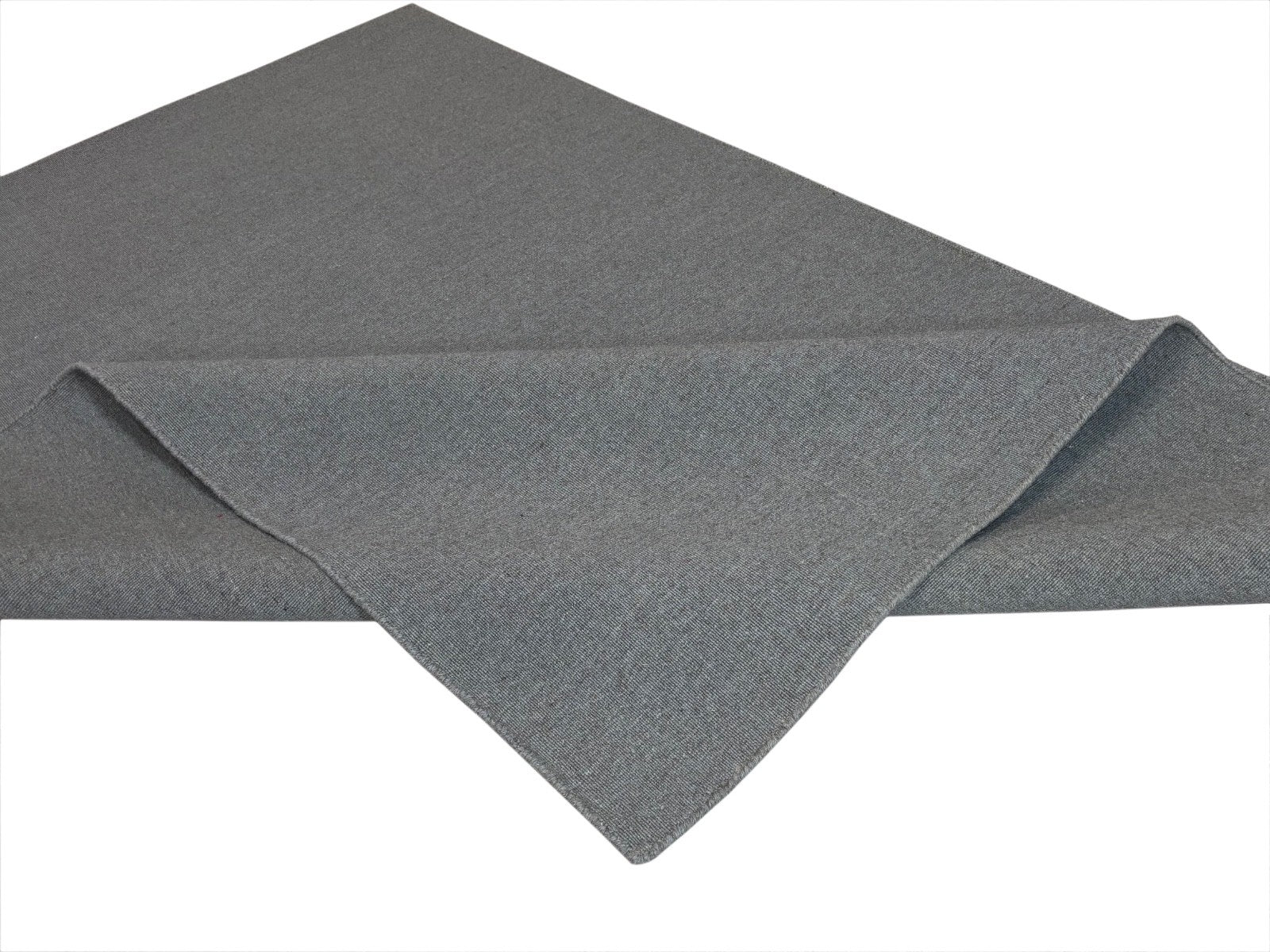 160x230 cm Kilim Teppich Handgewebt Flachgewebe Grau 100% wolle