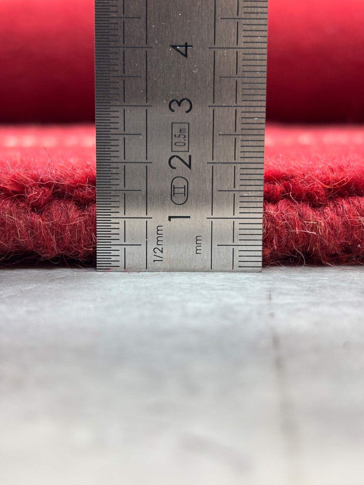 Rot Teppich Indo Nepál Handgeknüpft 100% Wolle 161x242 cm Orientteppich PR55 