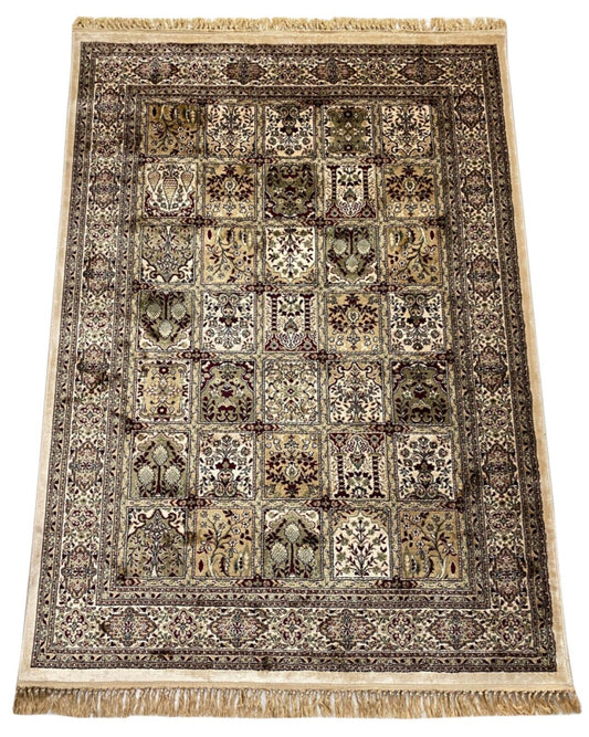 Teppich Kaschmir Design Viskose, Seiden Effekt Luxuriöser Orientteppich 150x210