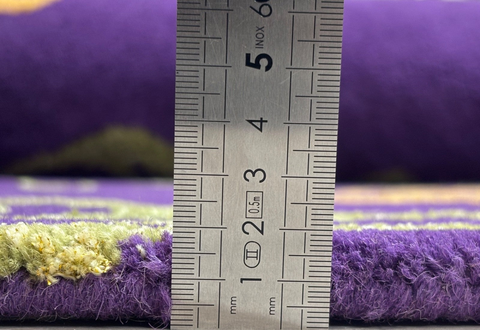 Moderni pyöreä matto 180 cm villainen Jary moderni violetti olohuoneen käsintuftattu