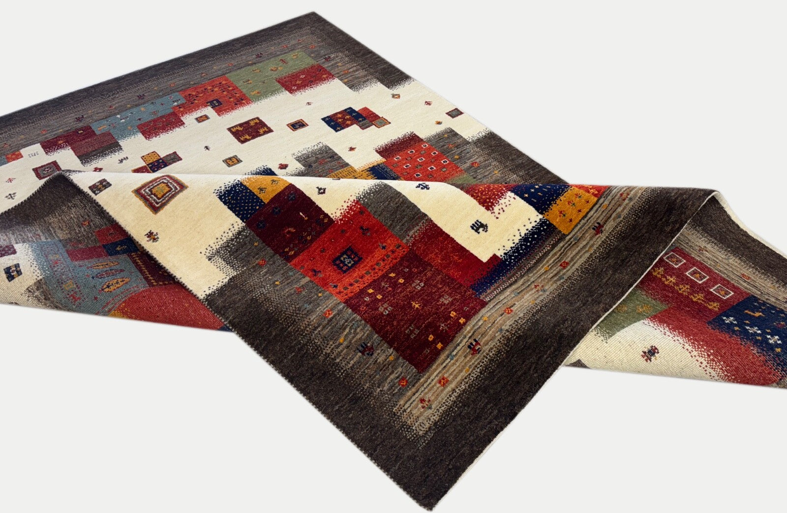 Handgeknüpft Orientteppich 170x240  Wolle Teppich Multi Klassisch Design 118-9/9