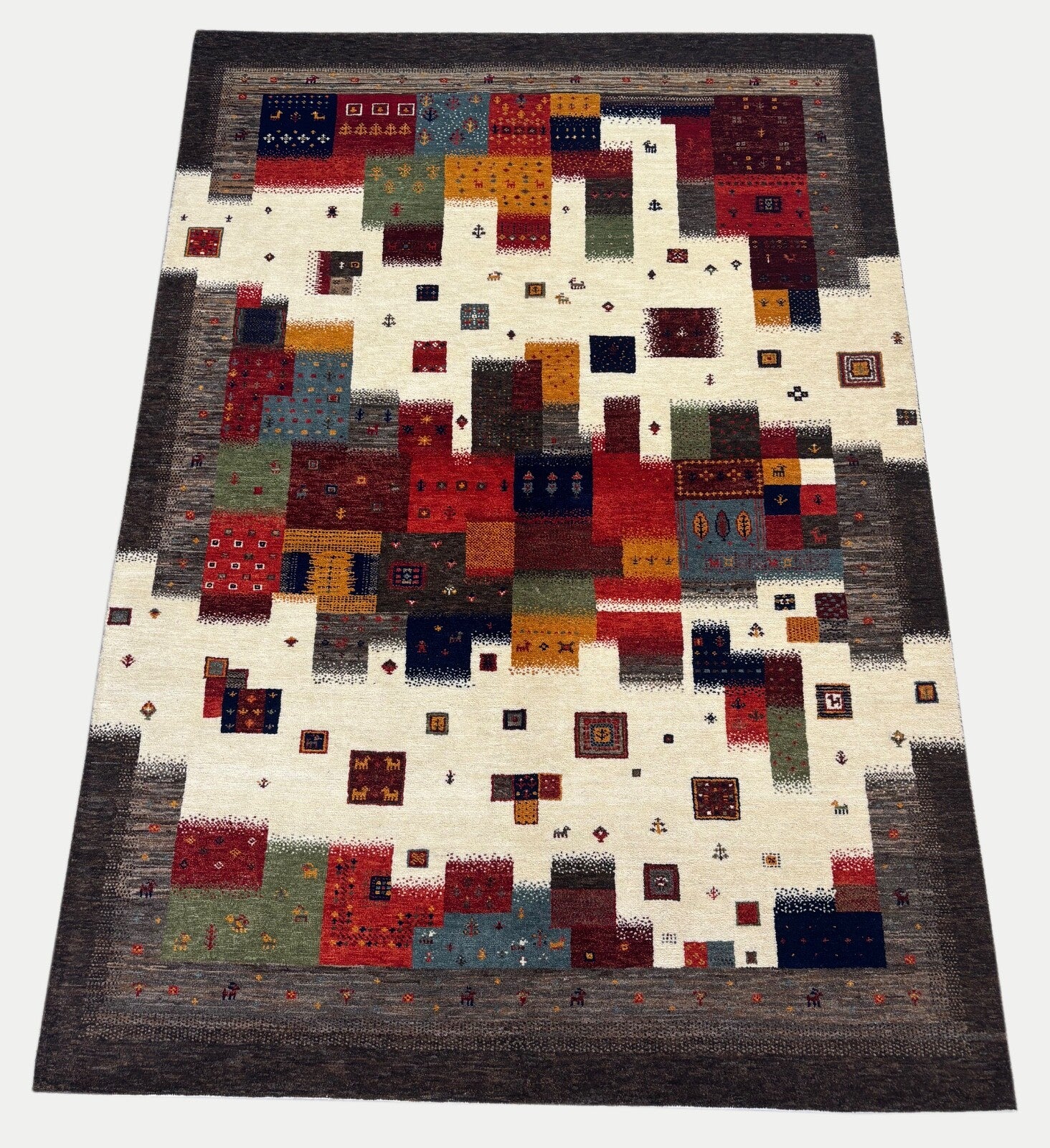 Handgeknüpft Orientteppich 170x240  Wolle Teppich Multi Klassisch Design 118-9/9