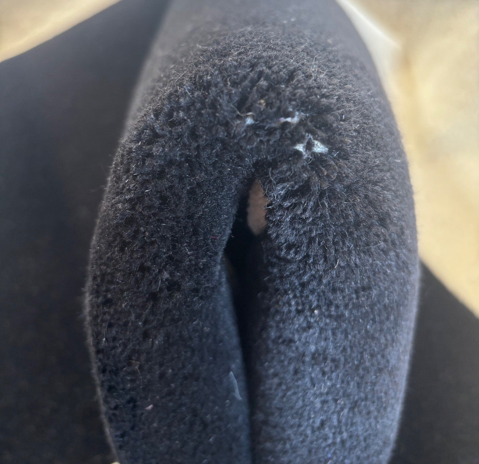 FACE Design Teppich 200x300 cm Handgetuftet 100% Wolle Schwarz Beige R23