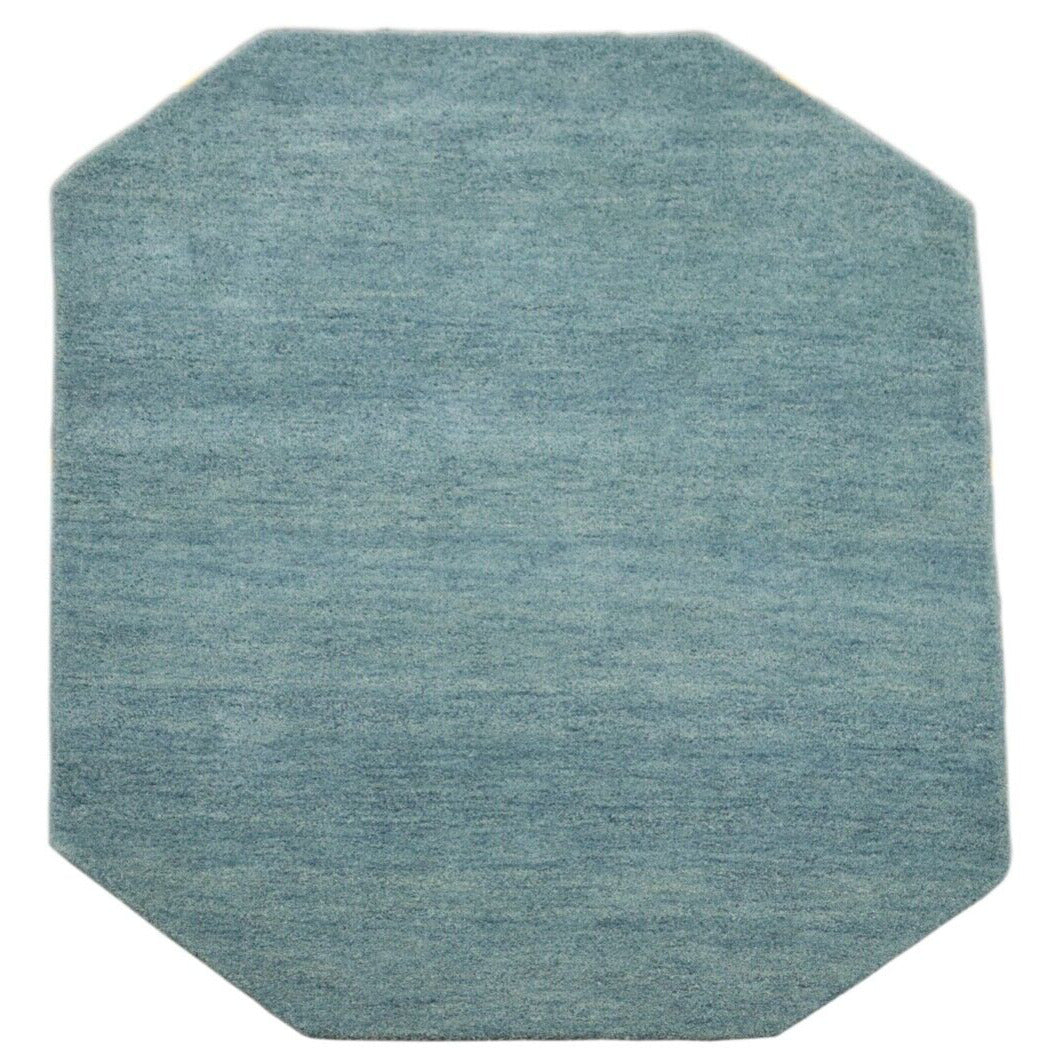 Uni Grau Teppich 100% Wolle 120X180 cm Handarbeit Handgetuftet T951