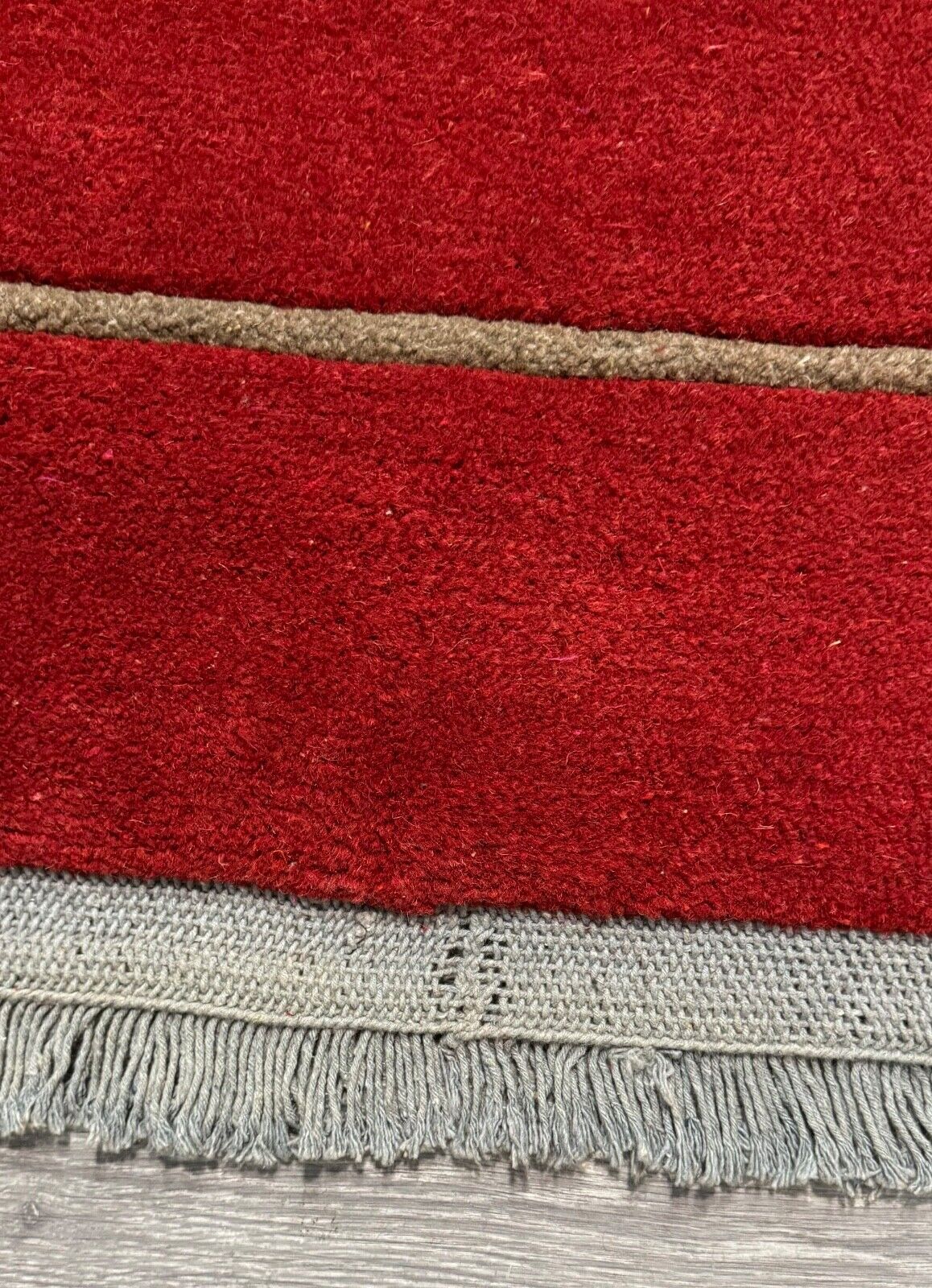 Rot Teppich Indo Nepal Handgeknüpft 100% Wolle 160X230 cm Orienttepich R26