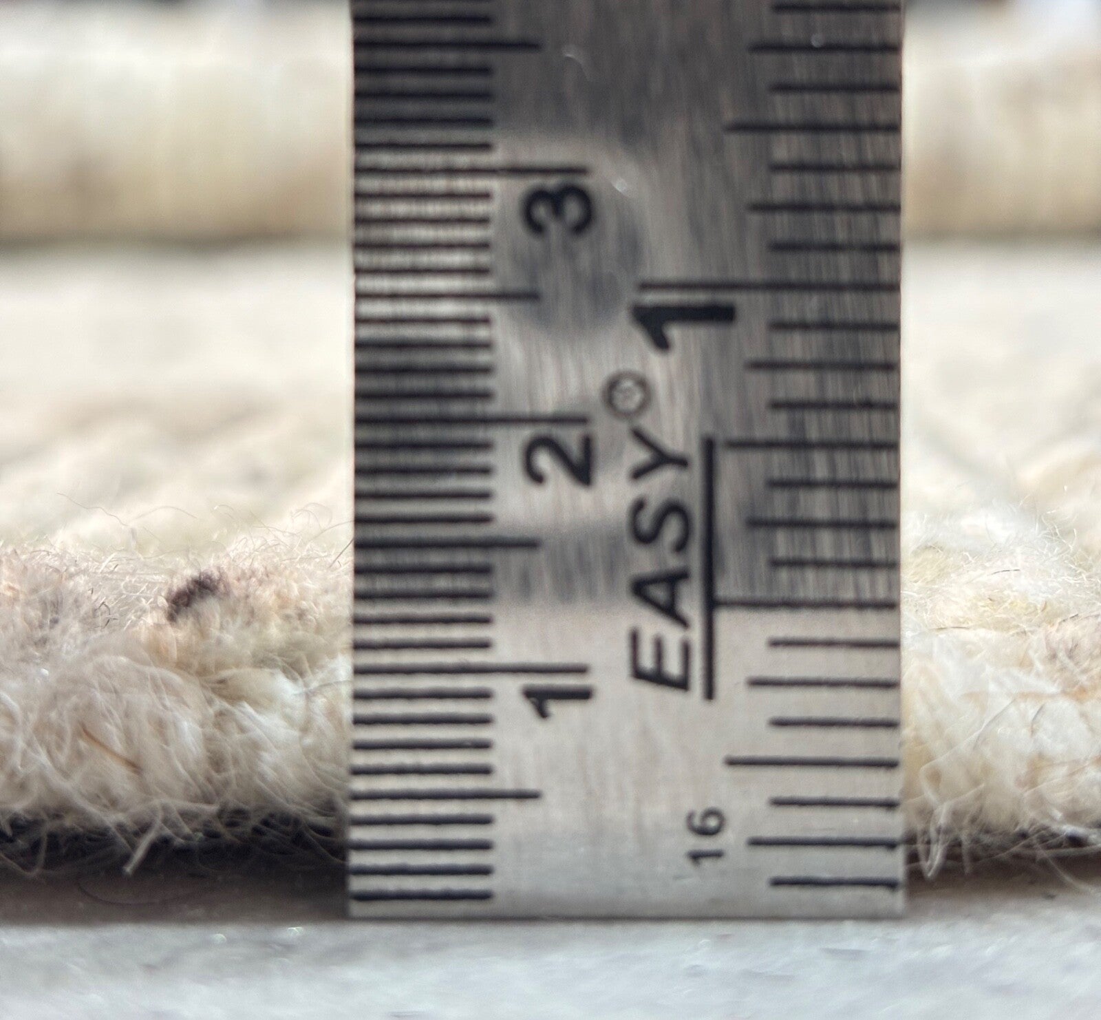 Handgeknüpfter Wollteppich 150x243 cm Naturbeige Grau Modern Design DT978