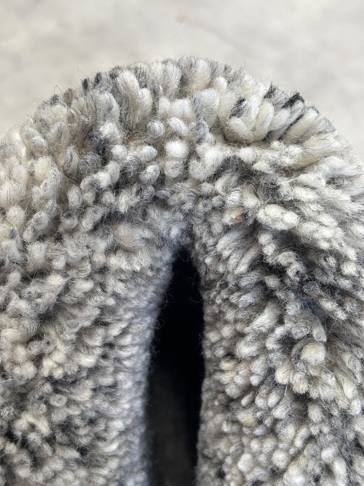 Wollteppich 140x200cm Handgeknüpft 100% Wolle  Grau Modern ST60