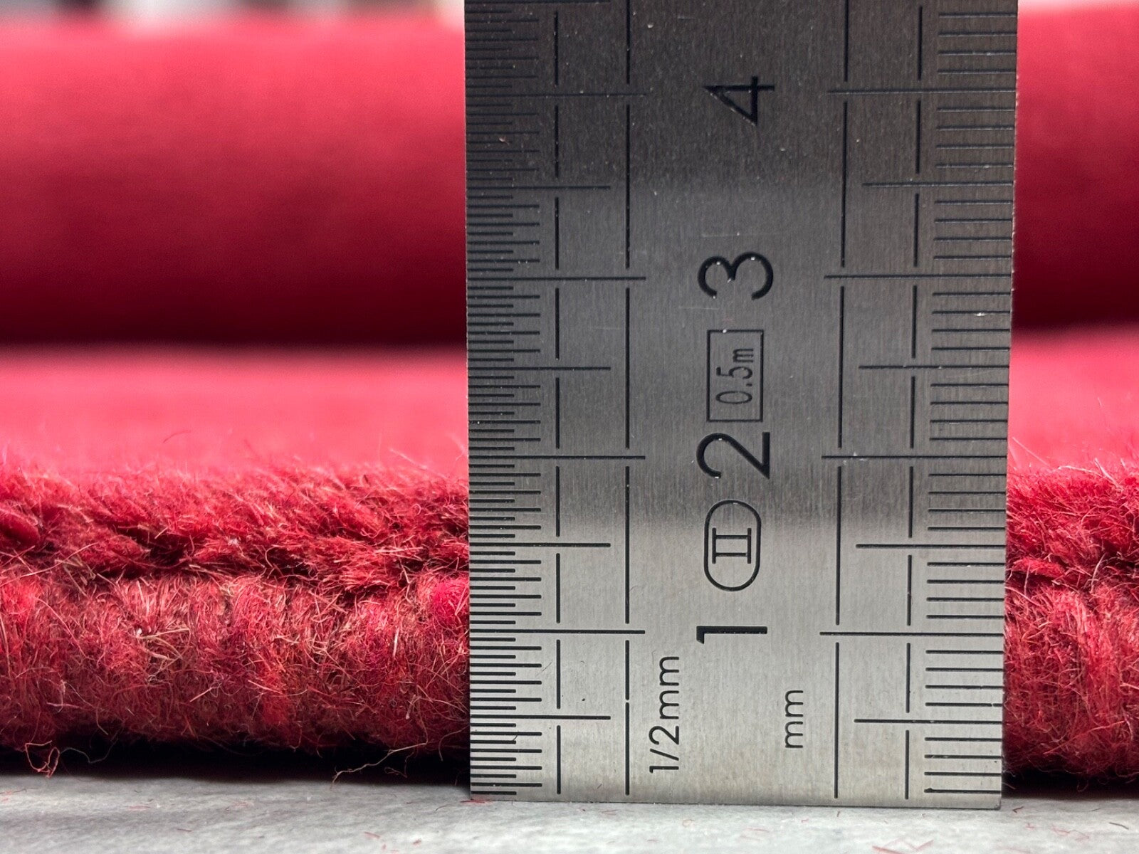 Rot Teppich Indo Nepál Handgeknüpft 100% Wolle 165X235 cm Orienttepich R14 