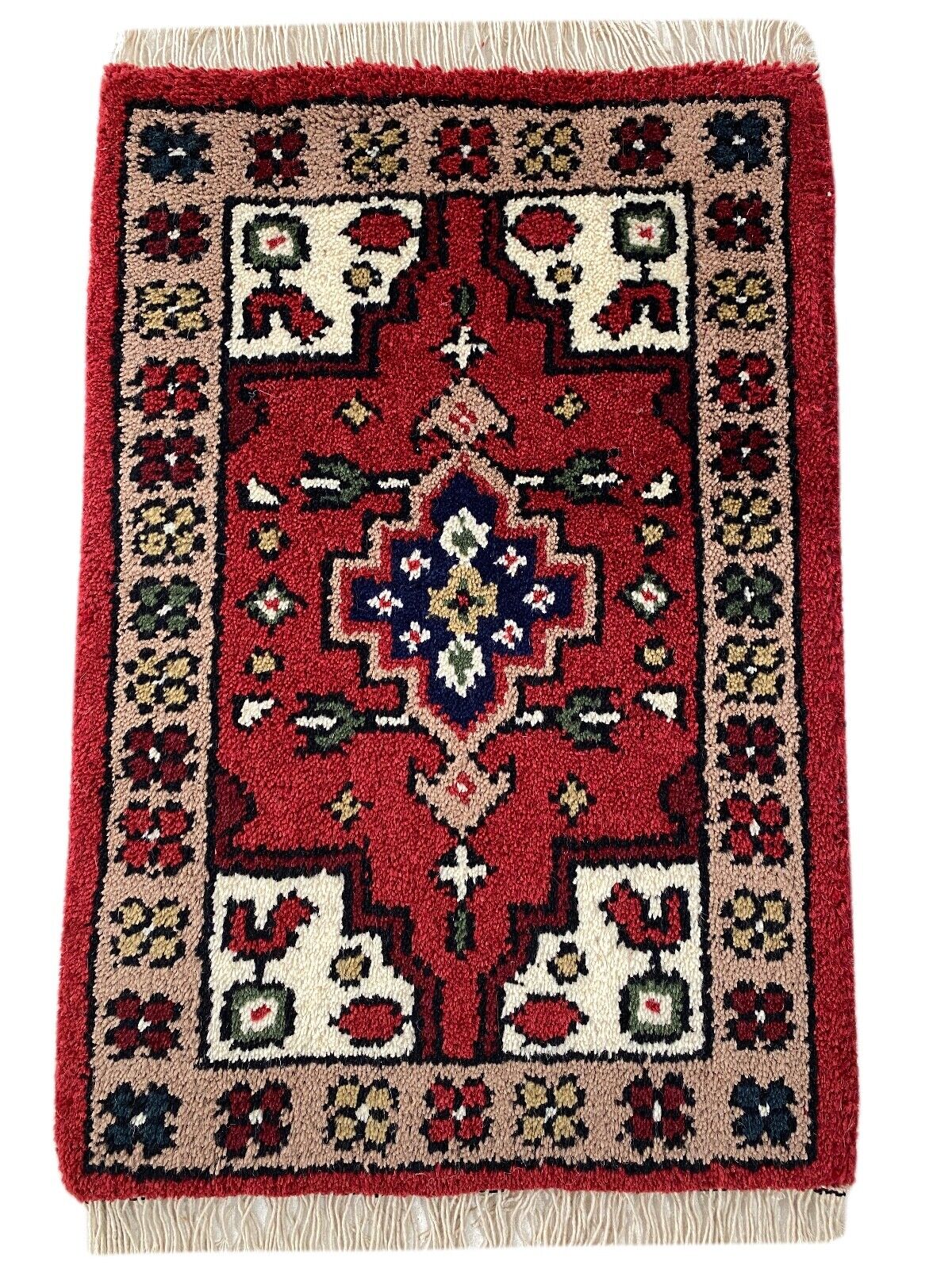 Brücke 40X60 CM Handgeknüpft Teppich Fußmatten 100% Wolle Blau P24