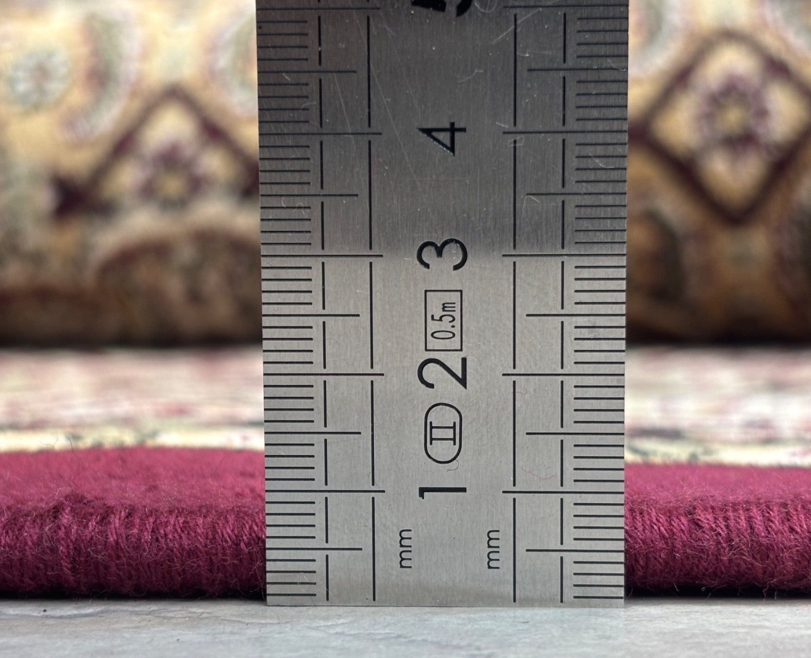 Idamaine vaip, kastanpruun, kašmiir, Tabrizi disainiga vaip, 150x210 cm, M36M